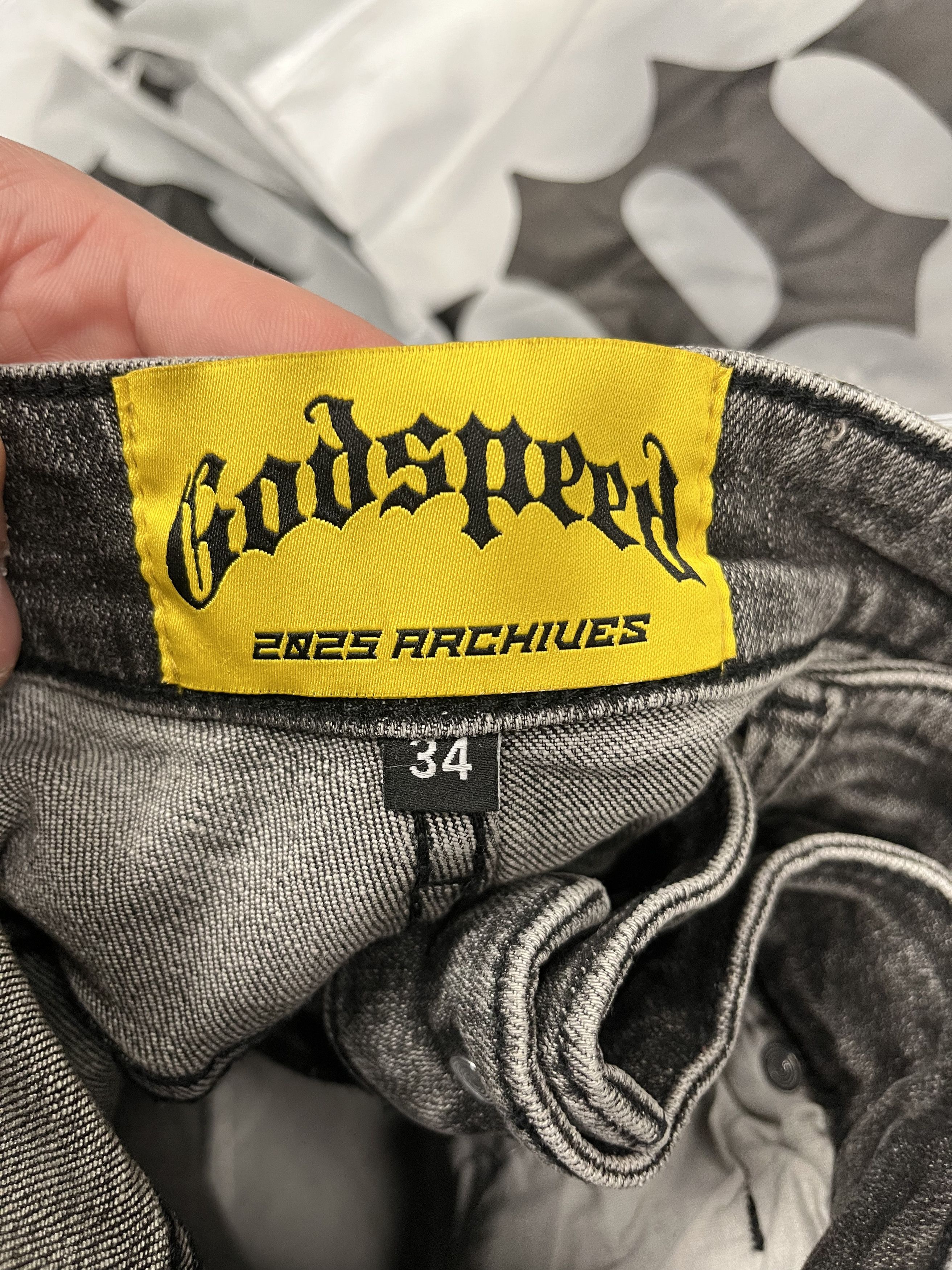 Godspeed Grey Godspeed Infinity Denim Shorts Size US 34 / EU 50 - 3 Thumbnail