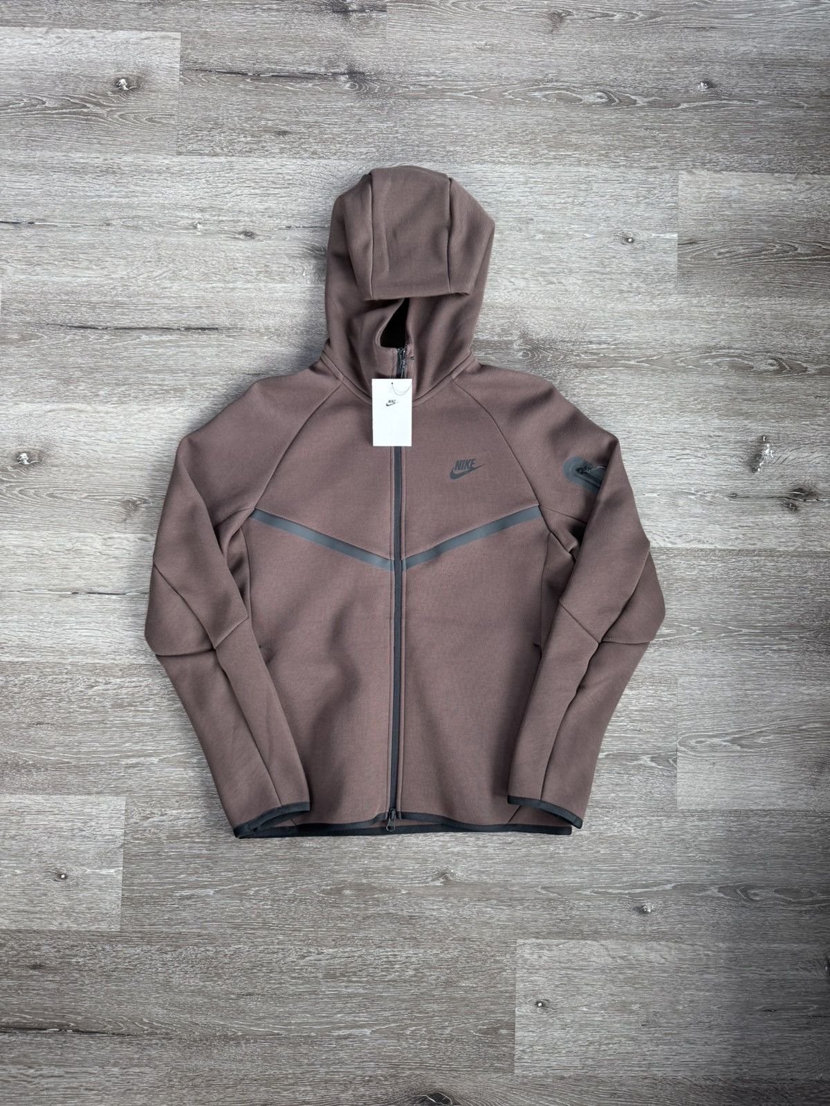 Nike Nike Sportswear "Tech Fleece" Full-Zip Hoodie(Baroque Brown) Size US S / EU 44-46 / 1 - 1 Thumbnail