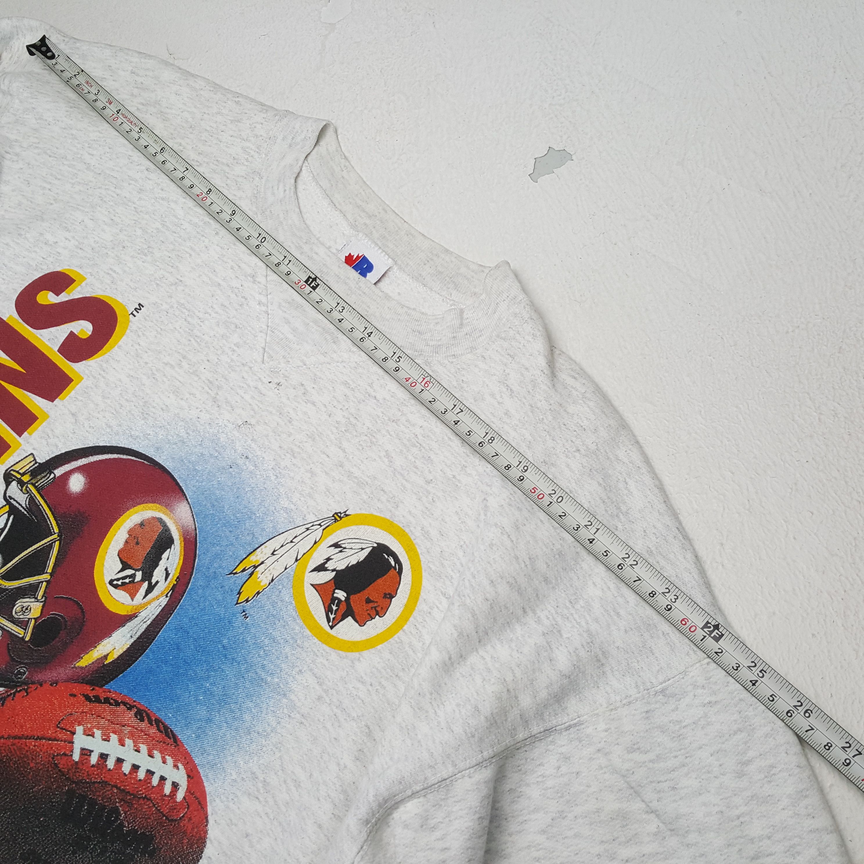 NFL × Vintage Vintage WASHINGTON REDSKINS American NFL Team Sweatshirt Size US XL / EU 56 / 4 - 4 Thumbnail