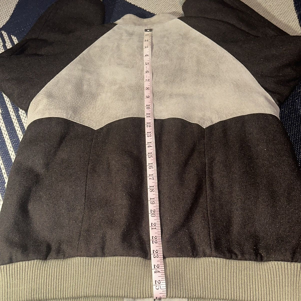 Trader Bay × Vintage Vintage Trader Bay Wool / Leather Bomber Size US M / EU 48-50 / 2 - 3 Thumbnail