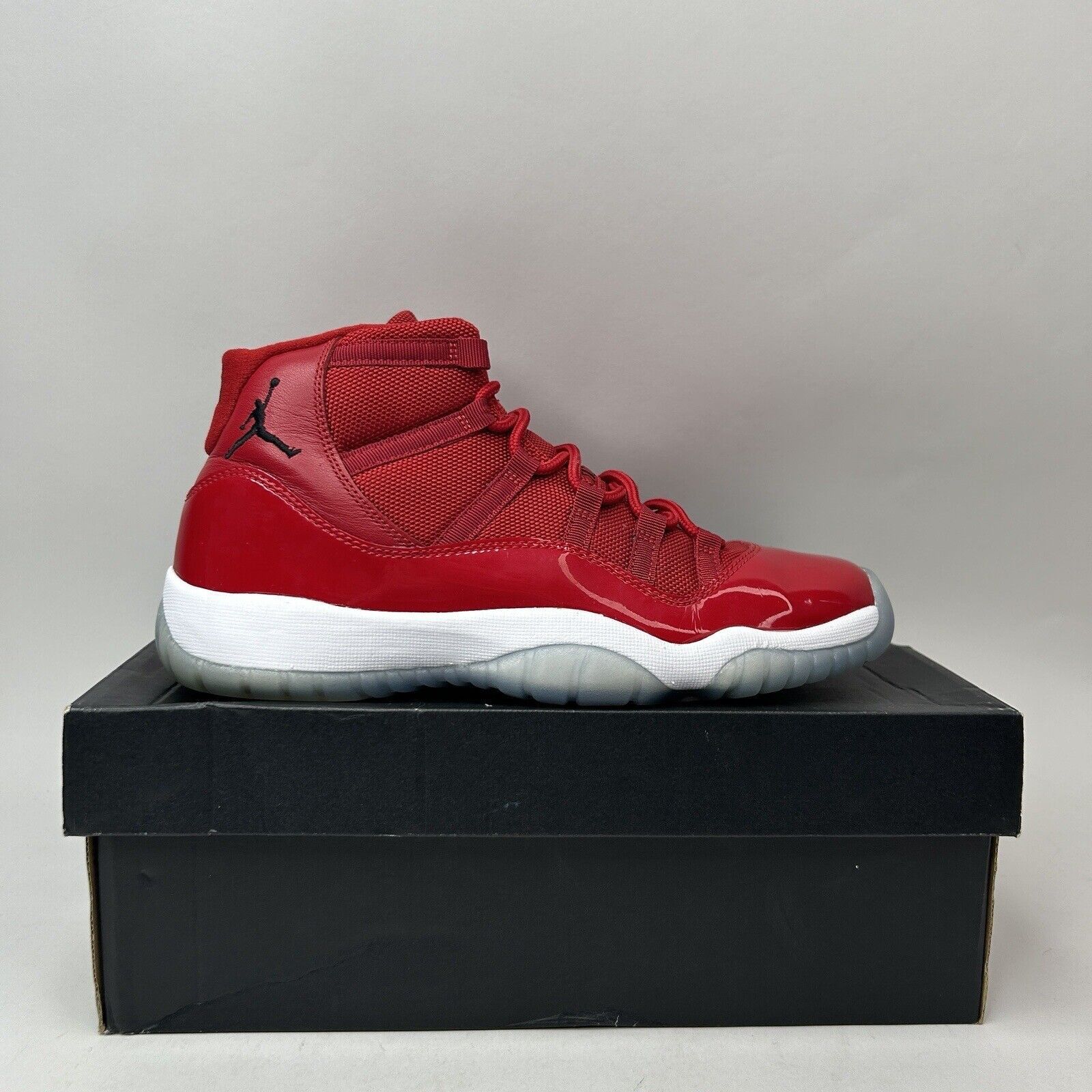 Jordan Brand Nike Air Jordan 11 XI Retro GS “Win Like 96/Gym Red” 2023 Size US 8.5 / IT 38.5 - 4 Thumbnail