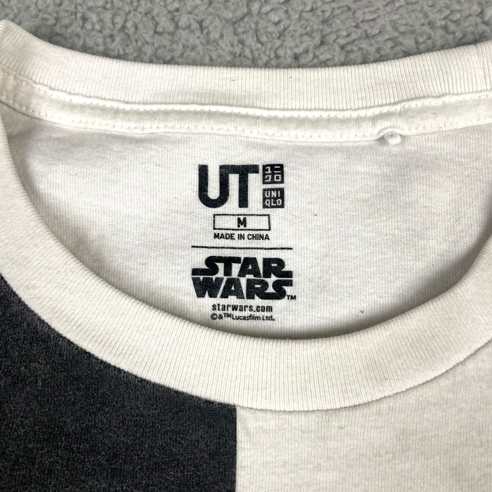 Uniqlo Uniqlo Star Wars T-Shirt Adult Medium Black White Graphic Force Awakens Tshirt Mens Regular Crew Neck Short Sleeve Multicolor Disney 90s? Size US M / EU 48-50 / 2 - 4 Thumbnail