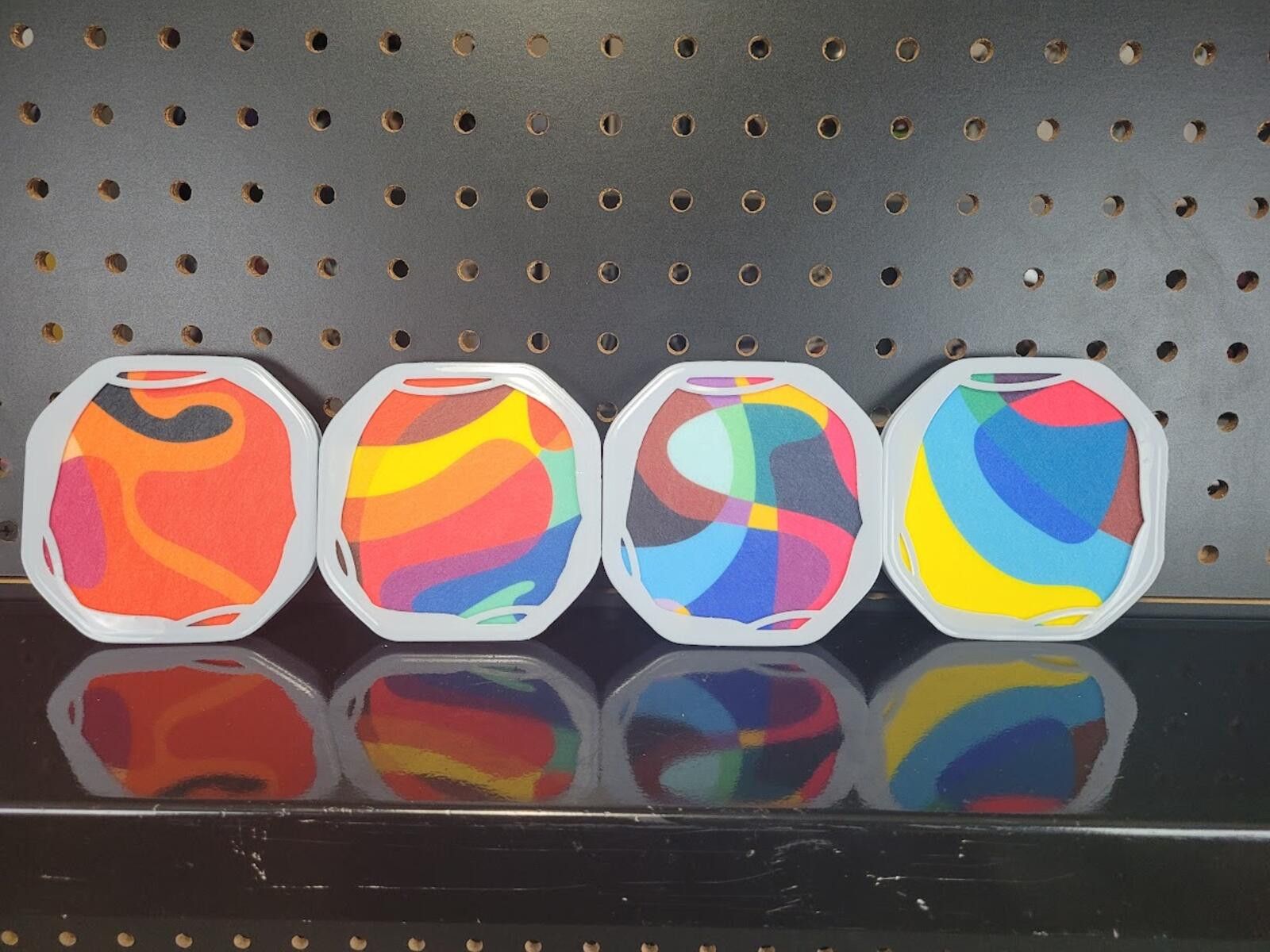 Genetic Manipulation Shinichiro Kuriya Colorful Absorbent Drink Coaster Set of 4 - Vibrant & Fun! Size ONE SIZE - 1 Thumbnail