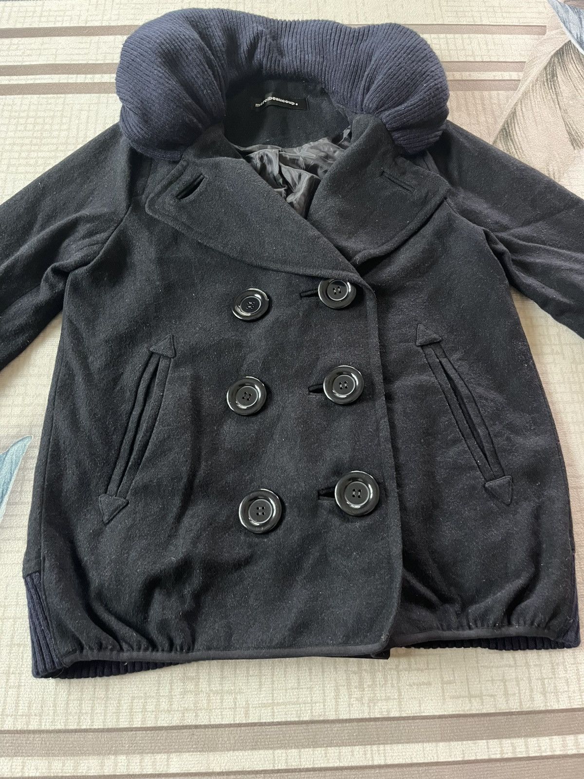 Issey Miyake ISSEY MIYAKE MERCIBEAUCOUP WOOL JAKET Size US S / EU 44-46 / 1 - 4 Thumbnail