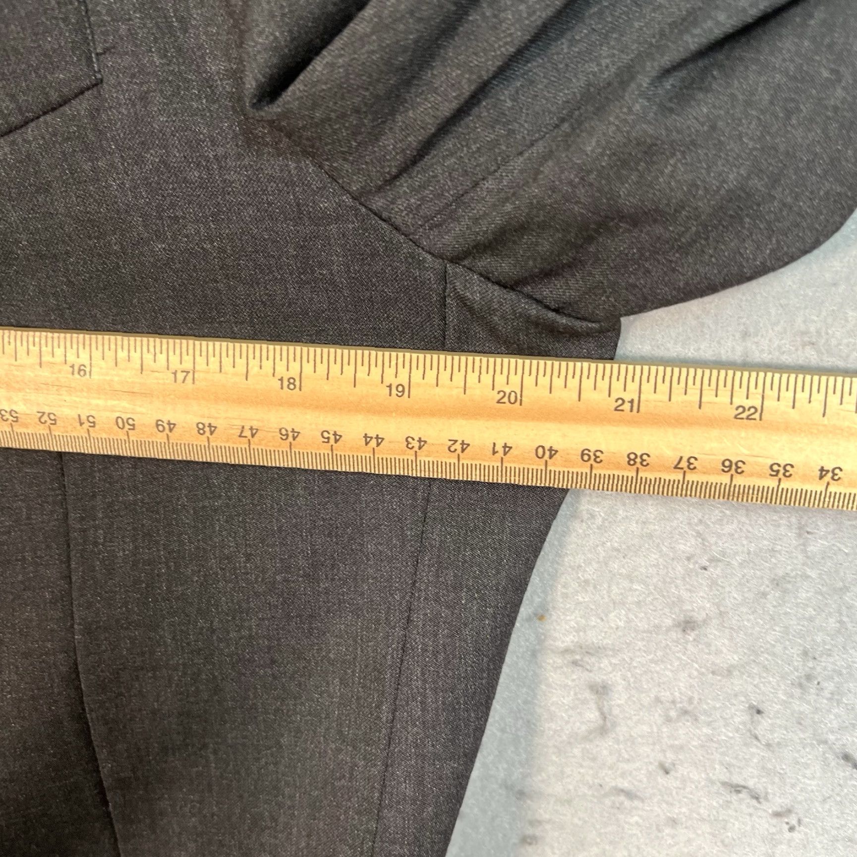 Brooks Brothers BROOKS BROTHERS Sport Coat Jacket Men 42S Gray Wool Blazer 2-Button Single-Breasted Vintage/Classic 1818 Style Mens Size 42S - 2 Thumbnail
