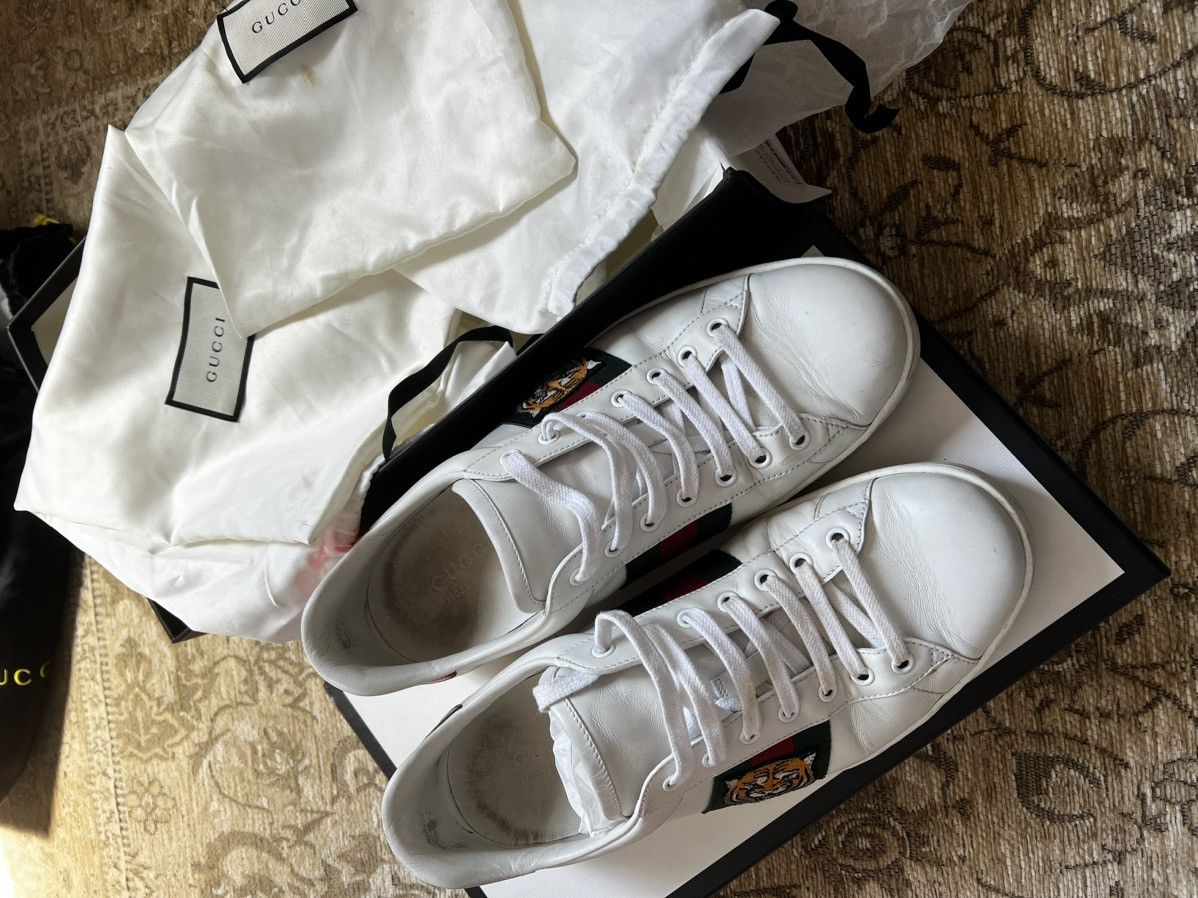 Gucci GUCCI ACE TIGER TRAINERS SOLD Size US 10 / EU 43 - 3 Thumbnail