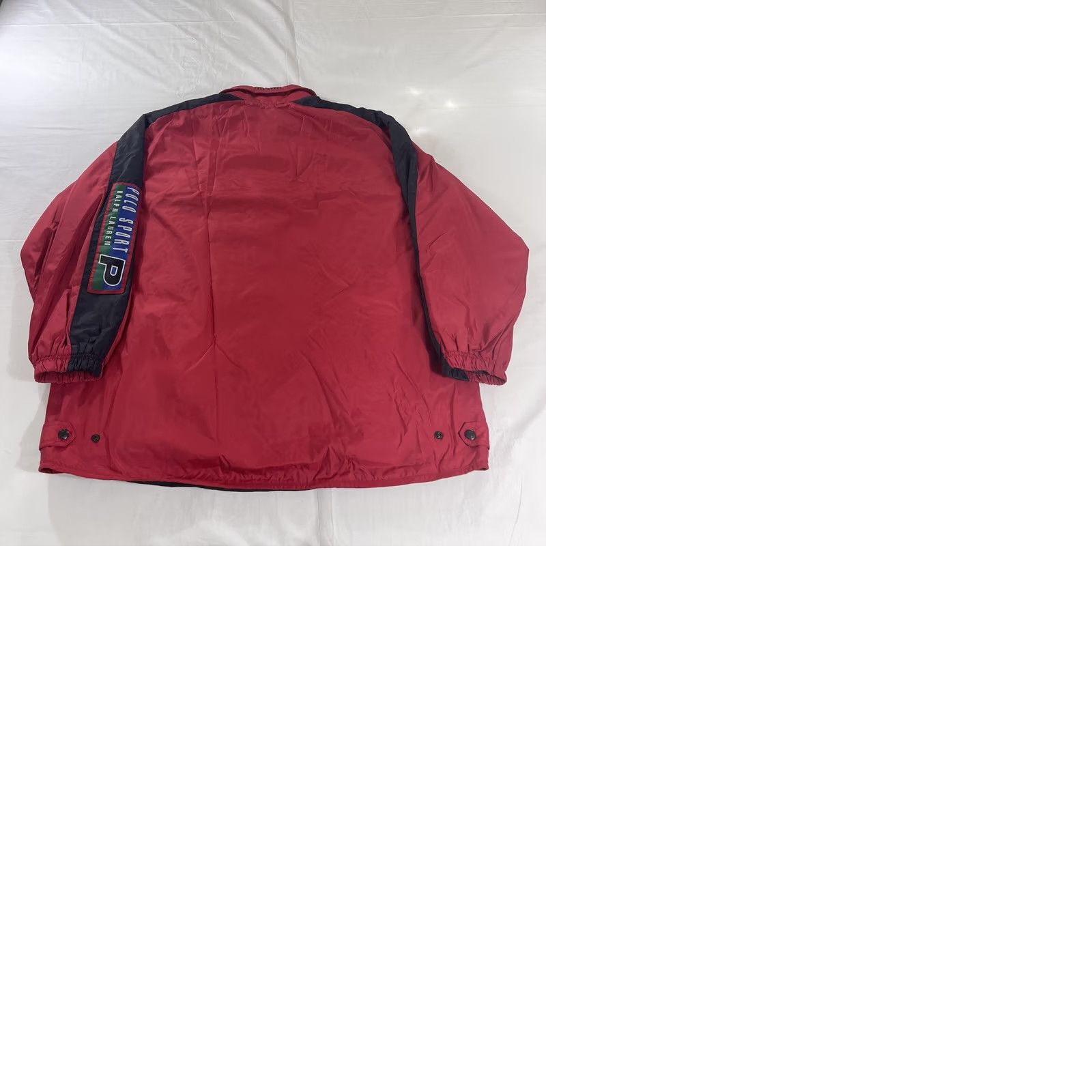 Ralph Lauren VINTAGE Ralph Lauren Polo Sport Windbreaker Jacket Mens L Red Patch Logo 90s Jeans? Size US L / EU 52-54 / 3 - 12 Thumbnail