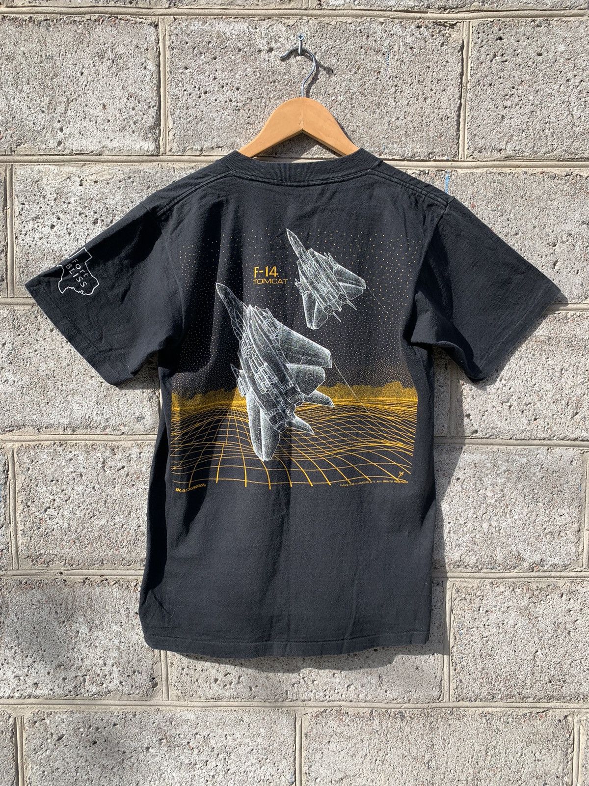 Band Tees × Blackbird × Vintage Vintage Blackbird F-14 Fighting Falcon T Shirt Size US M / EU 48-50 / 2 - 6 Thumbnail
