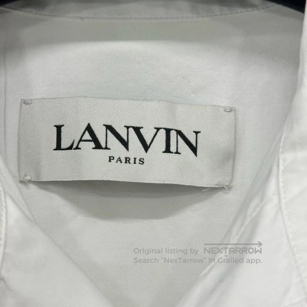 Lanvin Lanvin White Shirt. Size US M / EU 48-50 / 2 - 4 Thumbnail