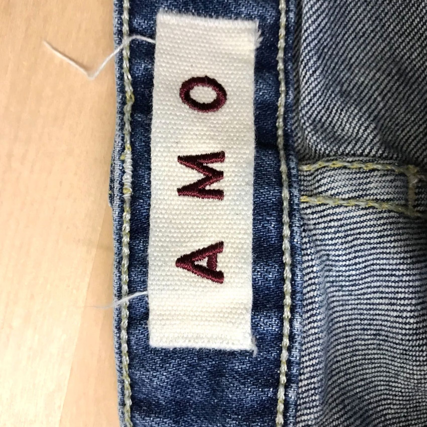 AMO AMO Womens 26 Blue Denim Bella 5 Pocket Jeans Size 26" / US 2 / IT 38 - 7 Thumbnail