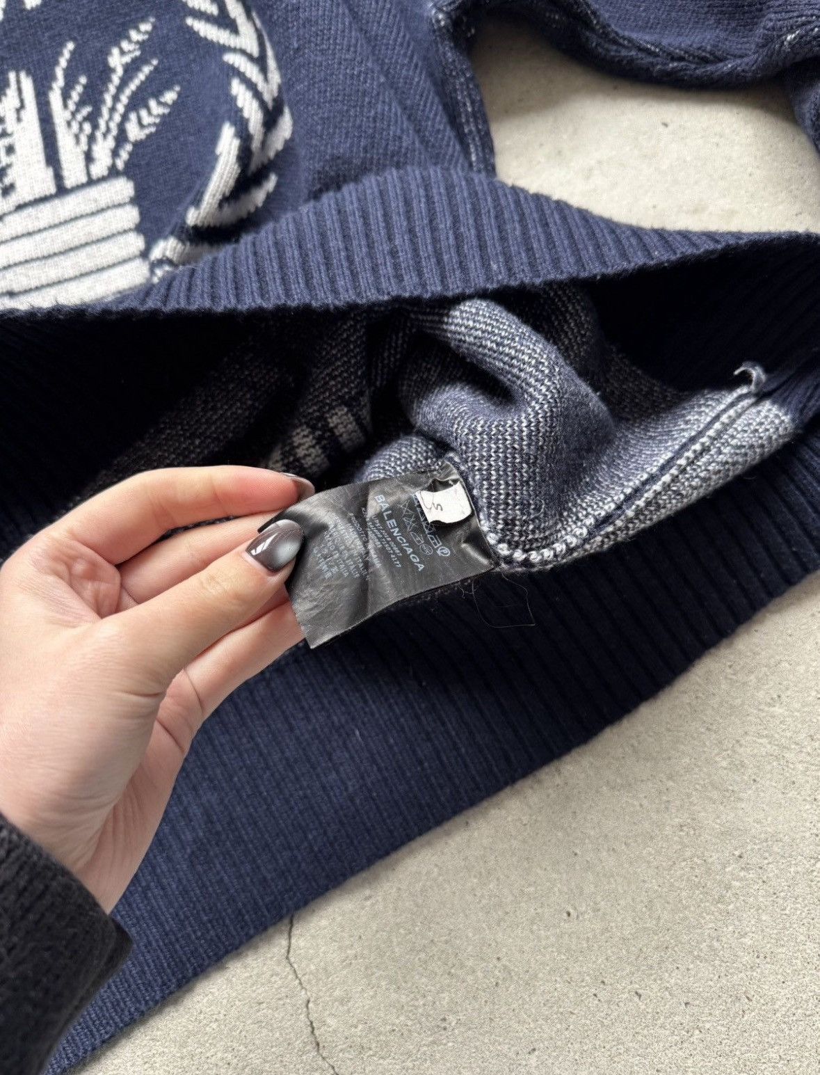 Balenciaga BALENCIAGA SUPPORT WFP Knit Sweater Size US L / EU 52-54 / 3 - 4 Thumbnail