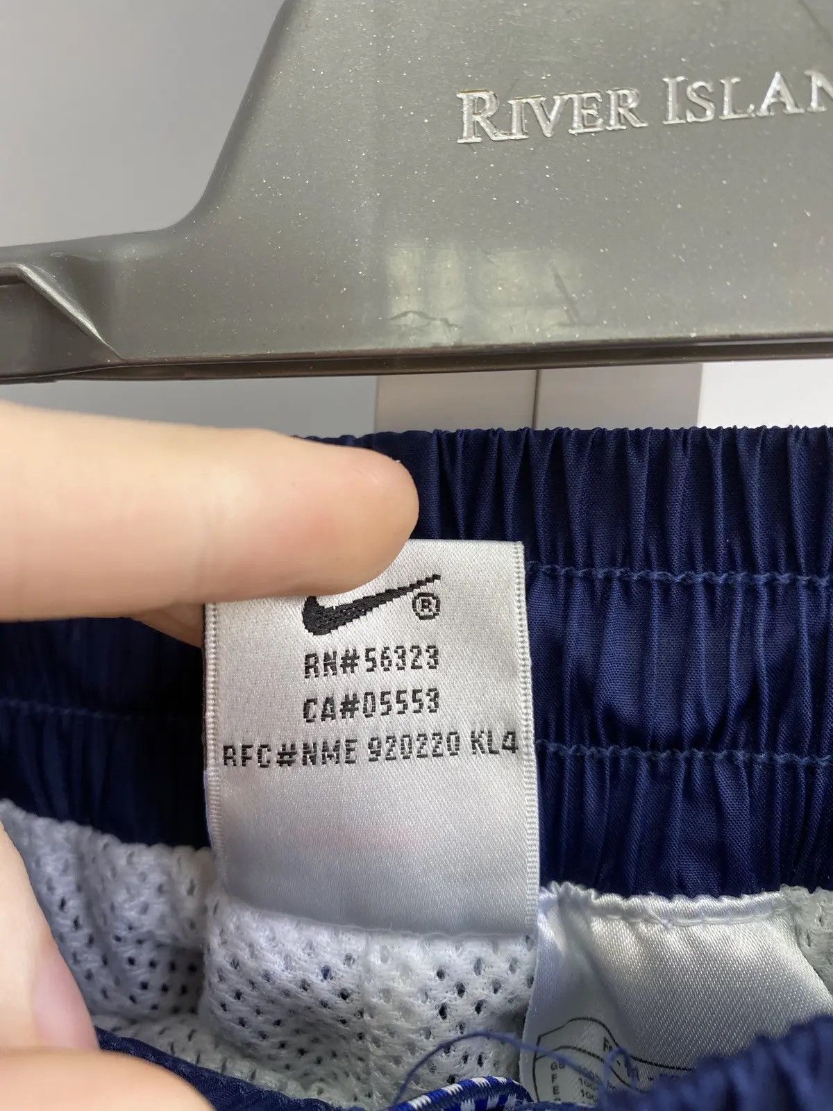 Nike × Vintage Vtg Nike Athletic Wind Breaker Pants Lined Men's Size US 34 / EU 50 - 6 Thumbnail