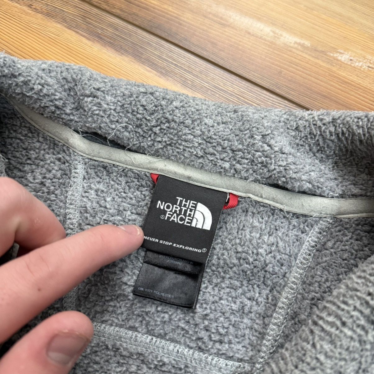 The North Face Grey The North Face Full Zip Denali Style Jacket Size US XL / EU 56 / 4 - 3 Thumbnail