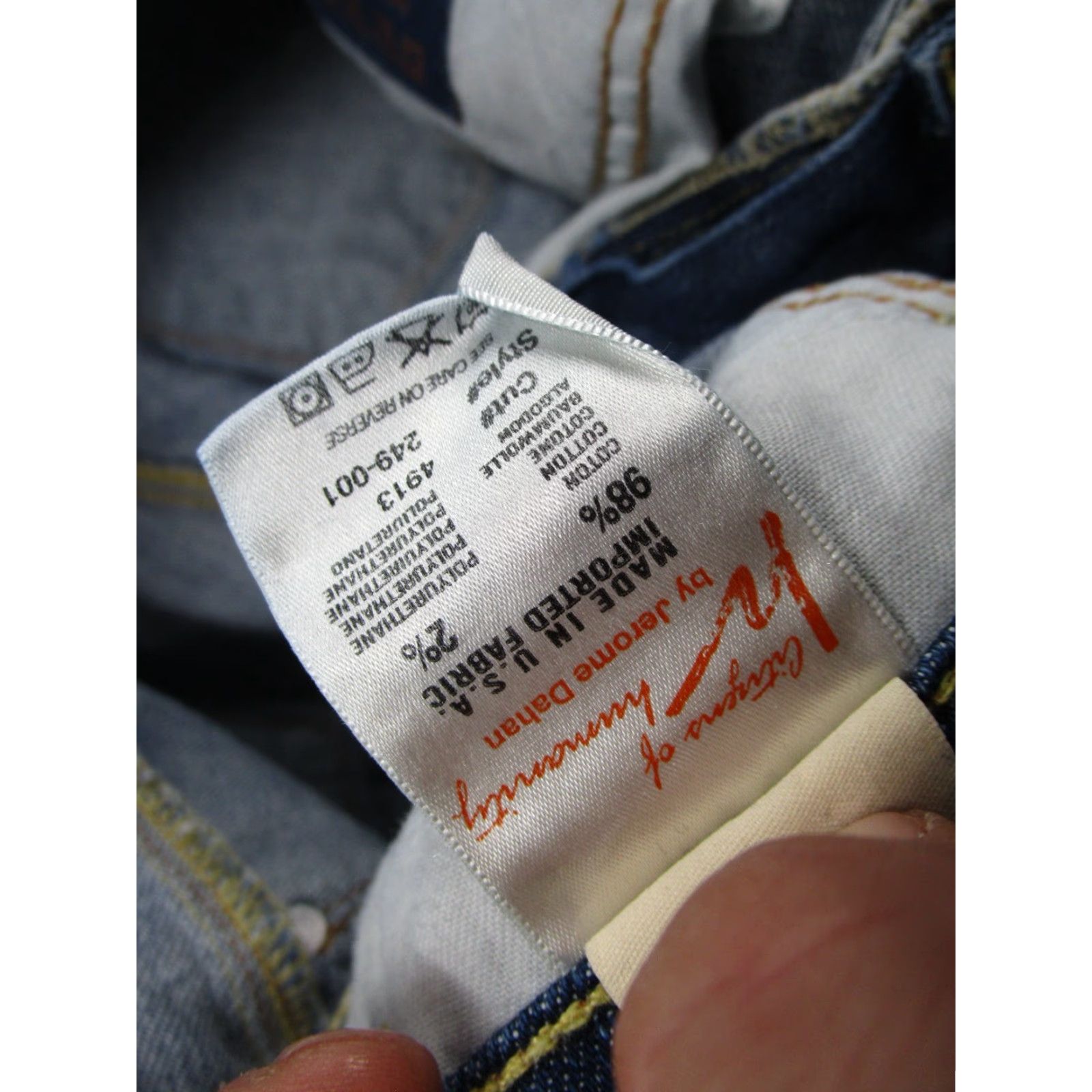 Citizens Of Humanity Citizens of Humanity Jeans Ava Women's 31 Straight Leg Denim Blue 5-Pocket Comfortable Stretch Vintage No Size 24" / US 00 / IT 34 - 7 Thumbnail