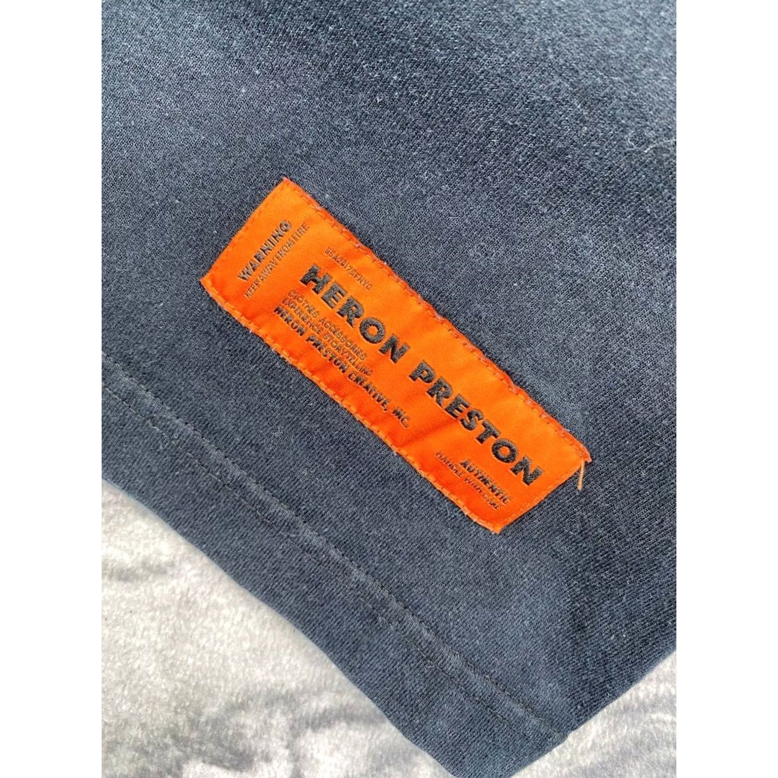 Heron Preston Heron Preston T Shirt Black Oversized Logo Men Size S Shirt Size US S / EU 44-46 / 1 - 5 Thumbnail