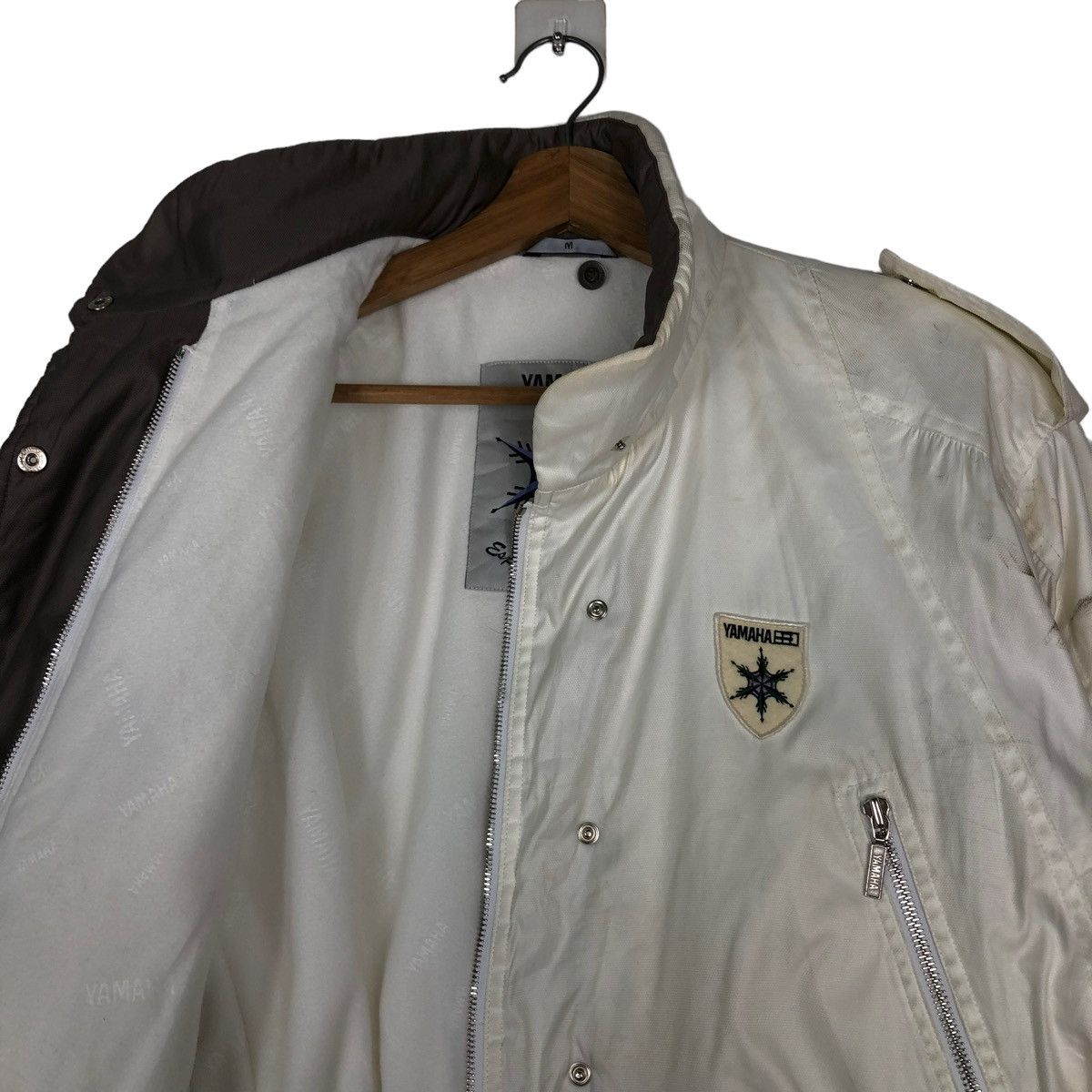 Japanese Brand 🔥Vintage Cropped Bomber Ski Jacket Racing Yamaha Japan Size US M / EU 48-50 / 2 - 11 Thumbnail
