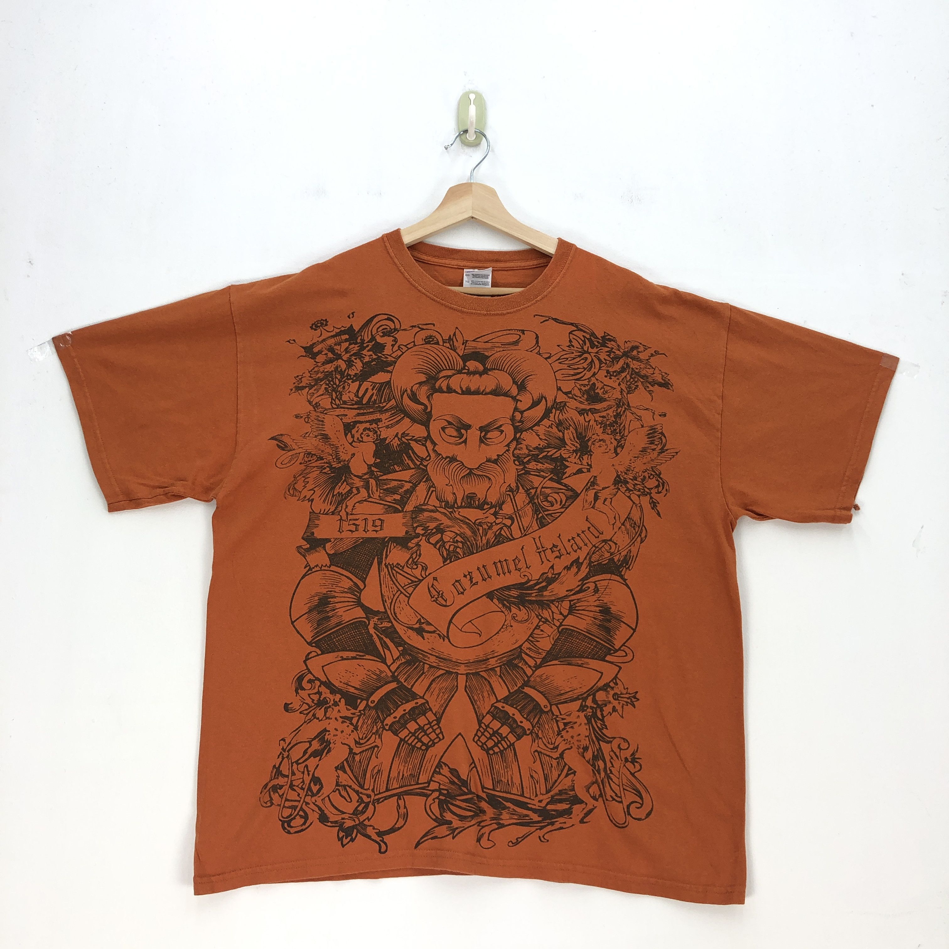 Vintage Vintage Gozumen Island T Shirt Gozumen Tees Size US XL / EU 56 / 4 - 1 Thumbnail