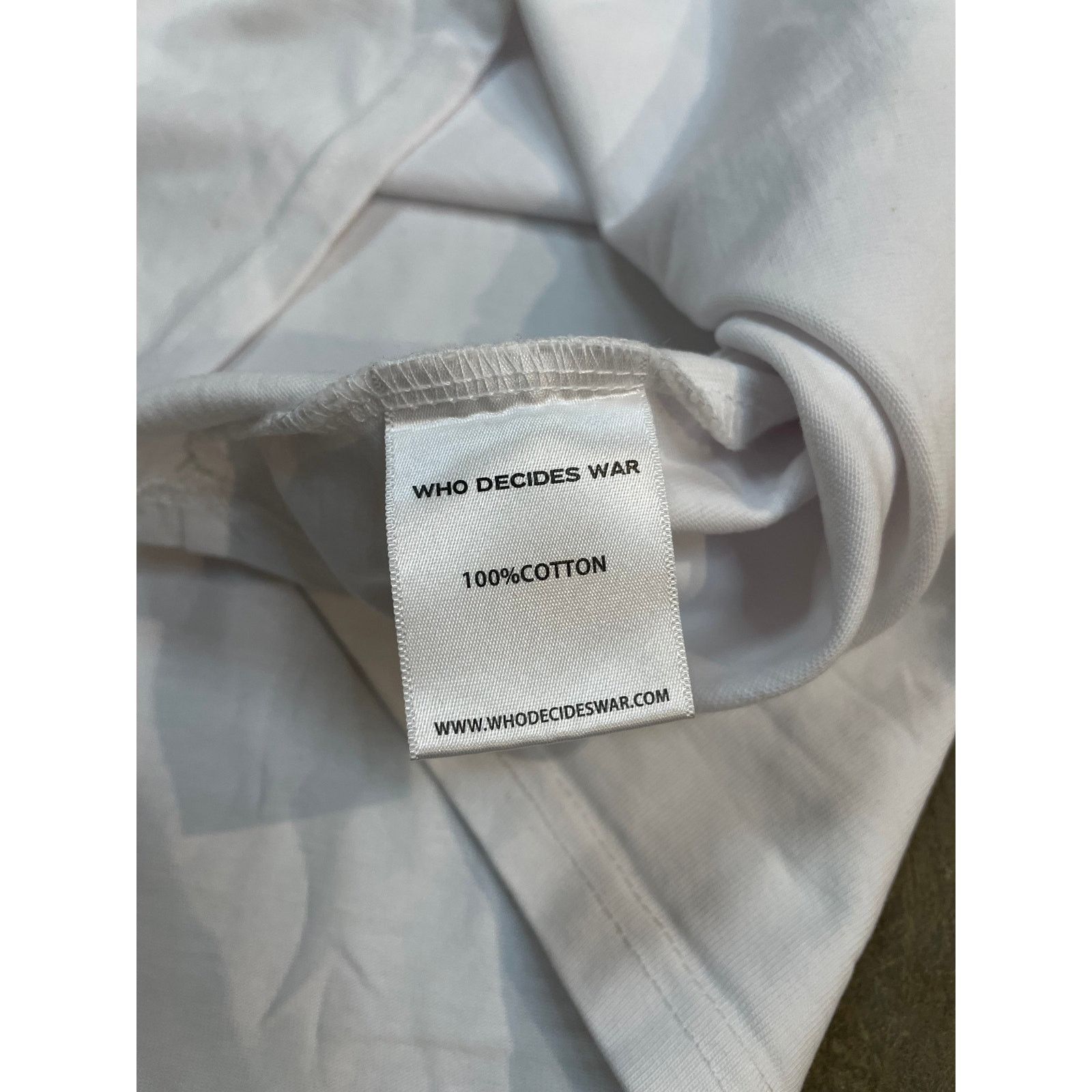 Who Decides War WDW Interwoven Window Tee New XXXL With Tags Size US XXL / EU 58 / 5 - 3 Thumbnail