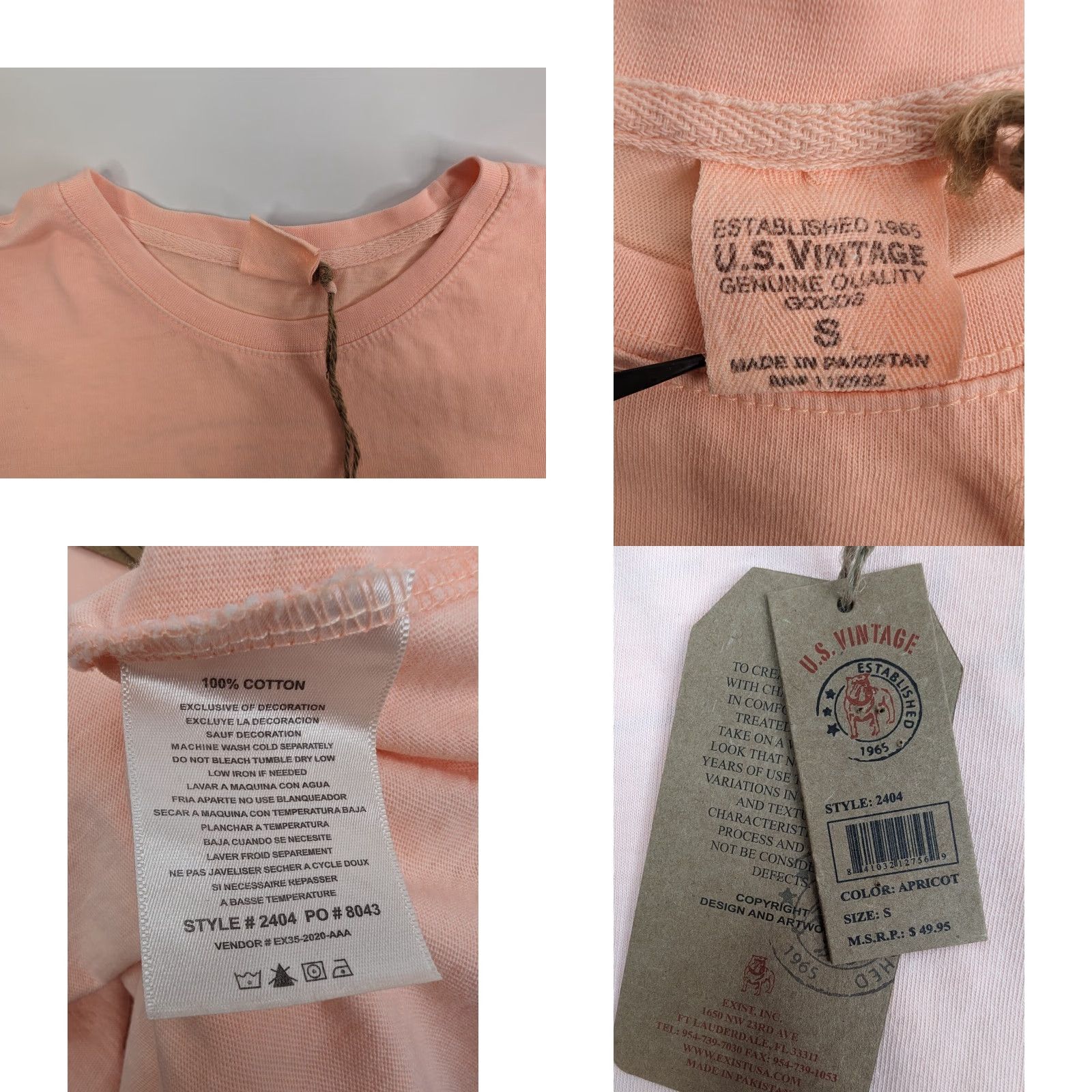 Vintage VINTAGE U.S. St. Pete Beach Florida Vacation Long Sleeve T-Shirt Trip Souvenir Men S Pink Cotton Inktastic Shirt Size US S / EU 44-46 / 1 - 8 Thumbnail