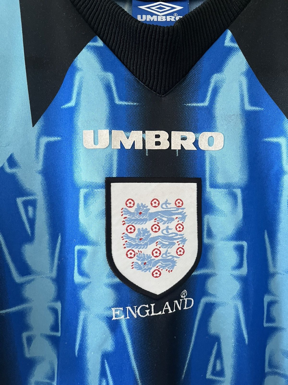 England umbro 1998 bramkarska 3 vintage — zdjęcie 2