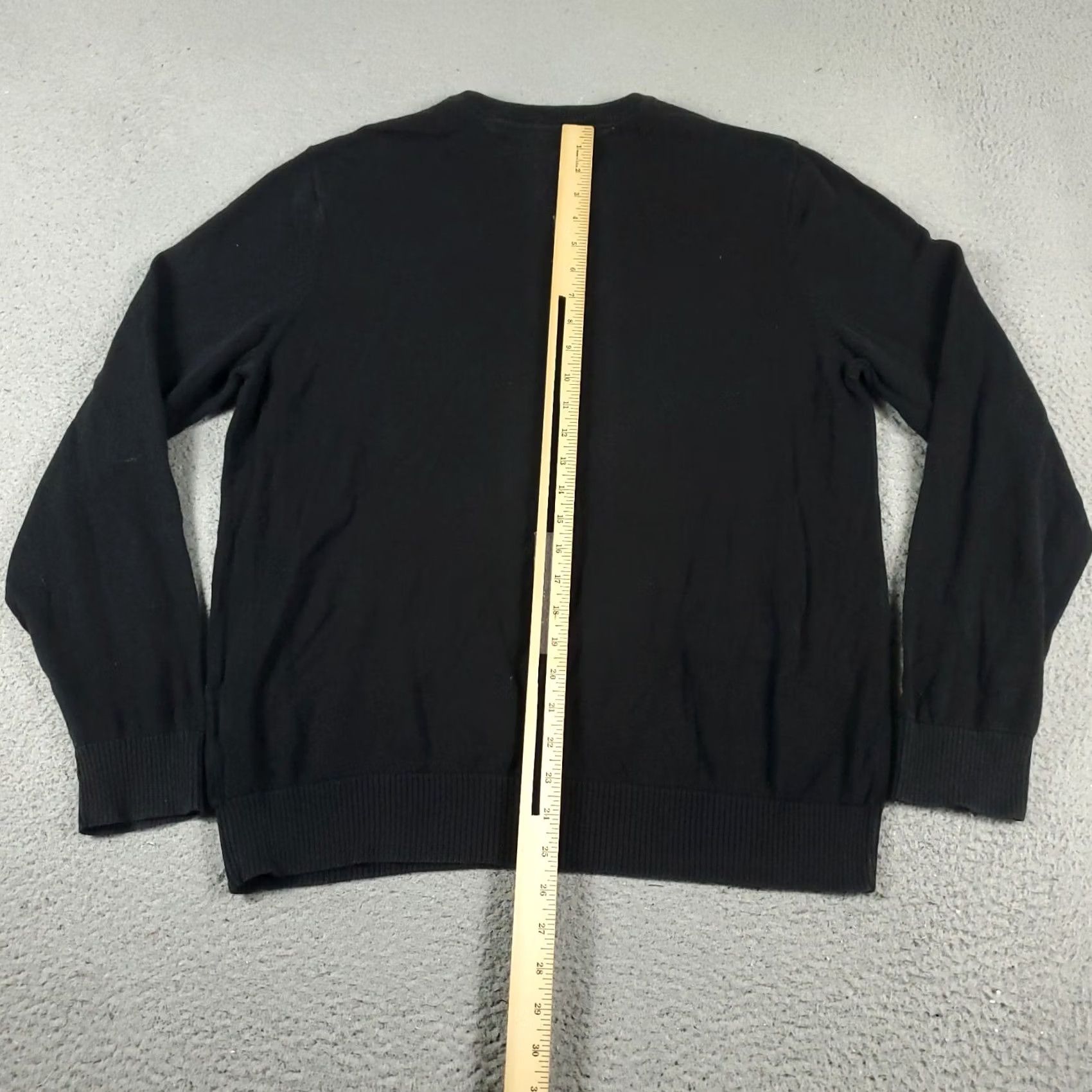 Tommy Hilfiger Tommy Hilfiger Sweater Mens Large Black Pullover Crew Neck Knit Cotton Logo Shirt? Size US L / EU 52-54 / 3 - 5 Thumbnail