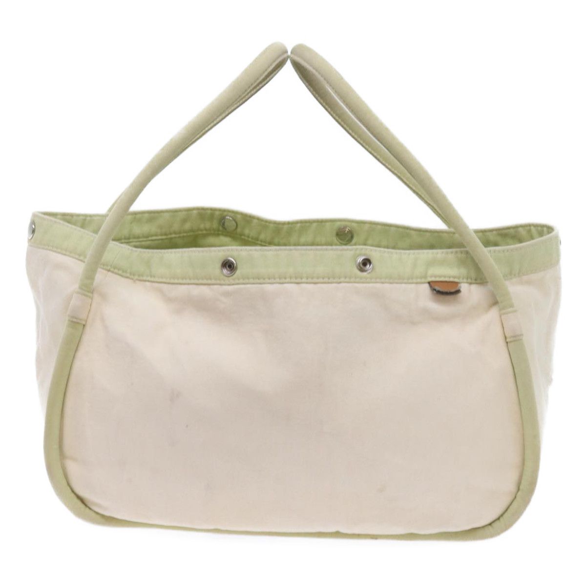 image of Hermes Cabas Handbag in White, Women's