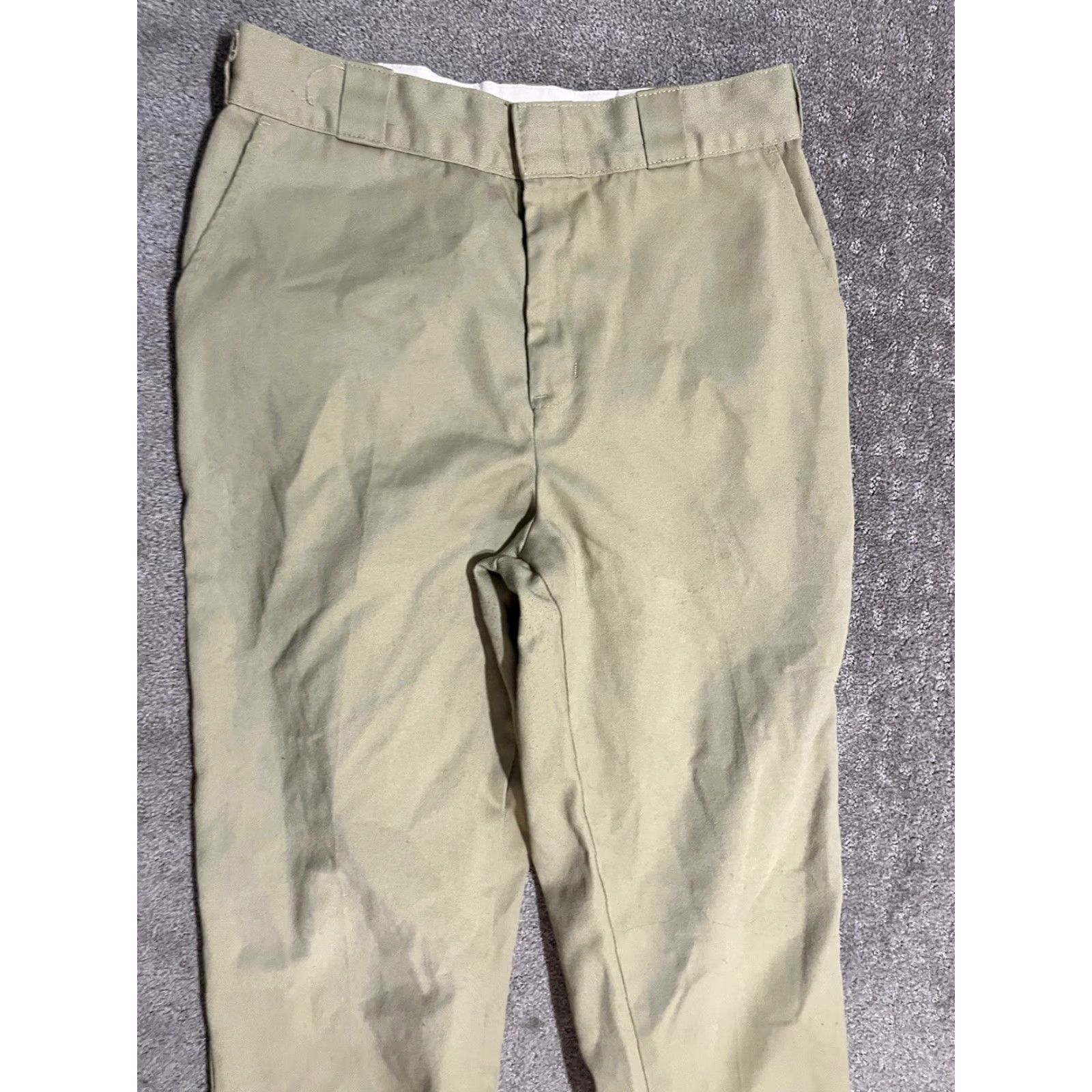 Dickies Dickies Unisex Adults Pants Workwear 28x26 Beige Khaki 28 Inseam Chino Casual Regular Vintage: No (but avoid adding "Vintage" since Not Vintage) Size US 28 / EU 44 - 4 Thumbnail