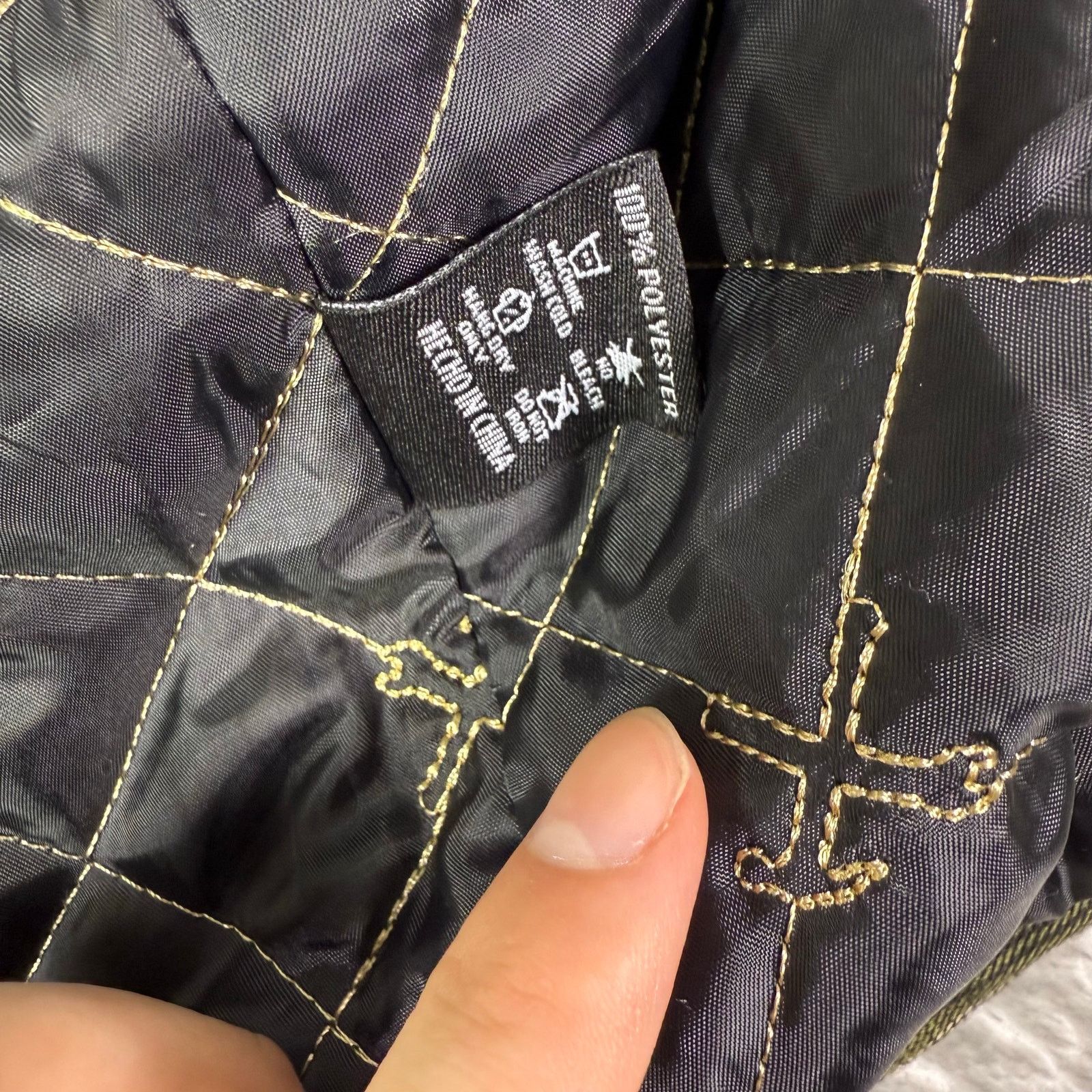 Dixxon Longbow quilted lined plaid button up shirt mens L