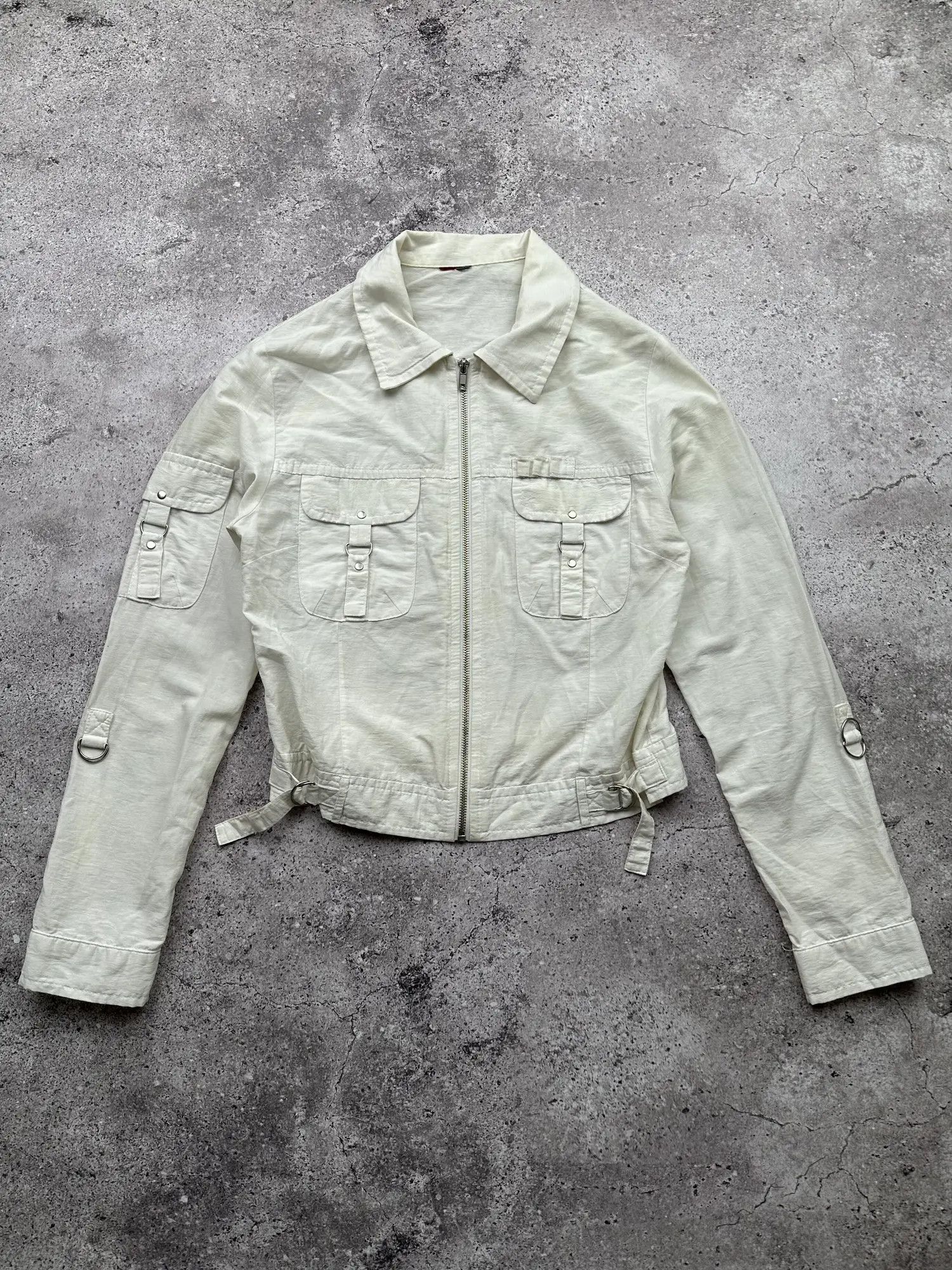 Japanese Brand Vintage Bondage Cropped Jacket C154(V134)(E8) Size S / US 4 / IT 40 - 1 Thumbnail