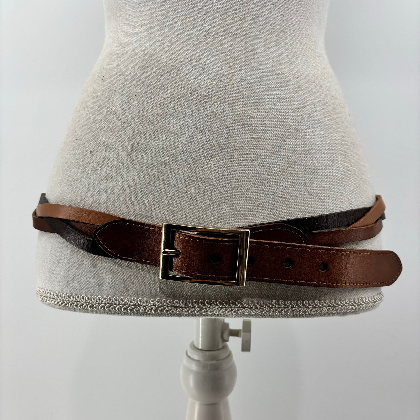 Other Women's Belt Size M/L Multi Shades Brawn Fashion Braided Size ONE SIZE - 1 Thumbnail