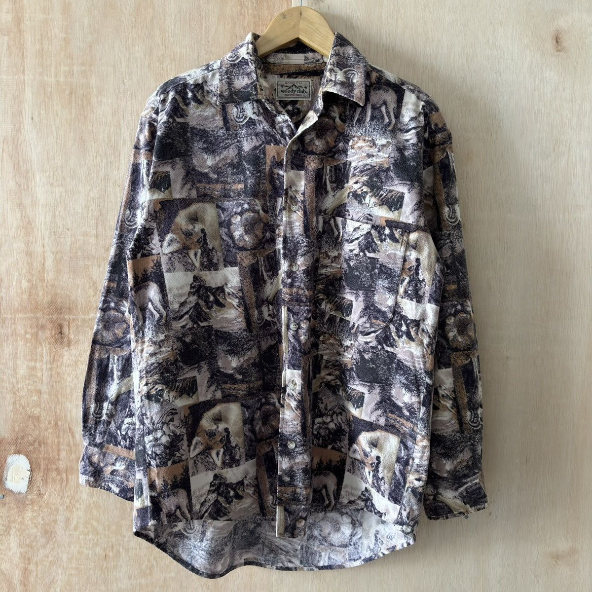 Vintage Vintage Animal Forest Shirts Size US L / EU 52-54 / 3 - 1 Thumbnail
