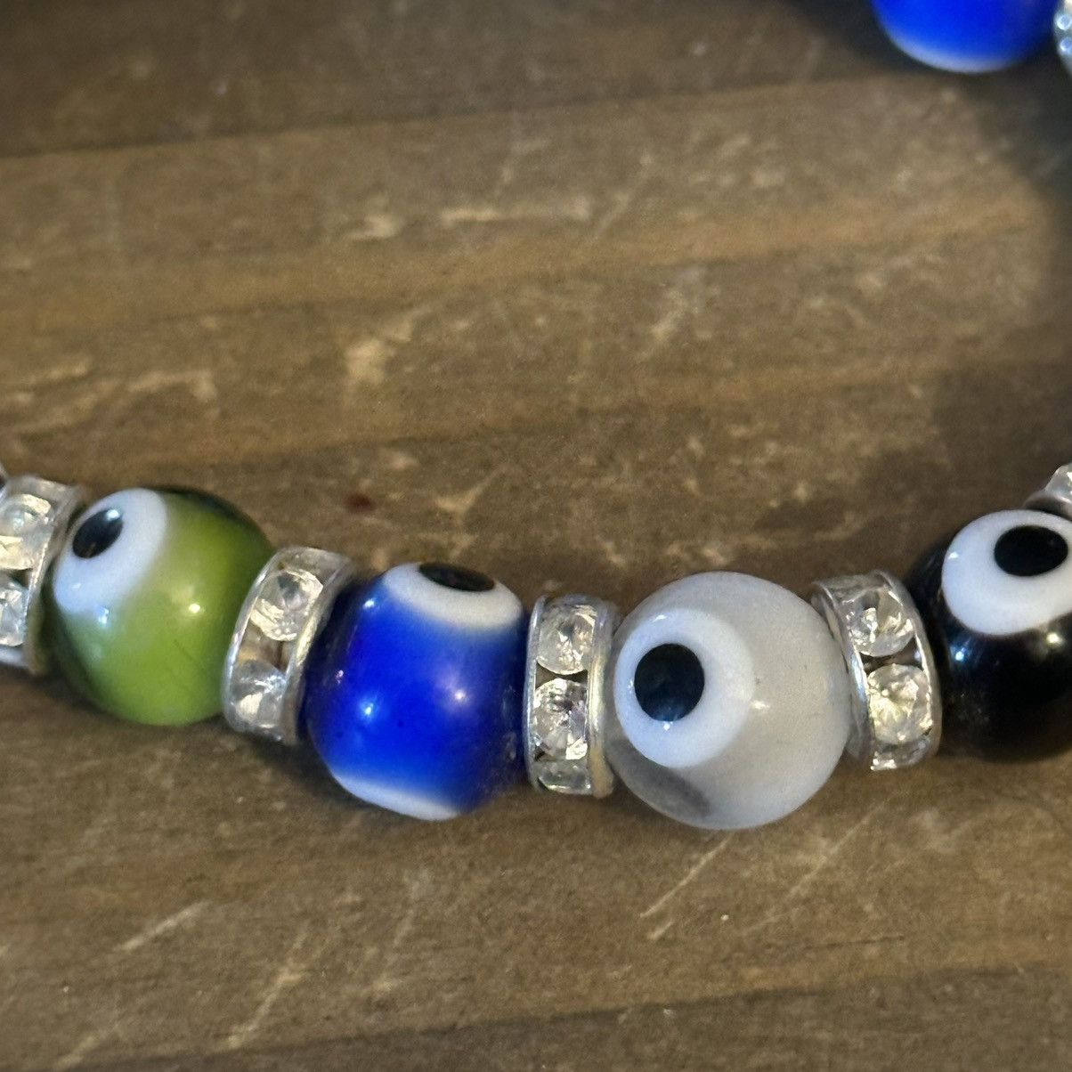 Other Evil eye multicolor glass bead stretch bracelet Size ONE SIZE - 4 Thumbnail