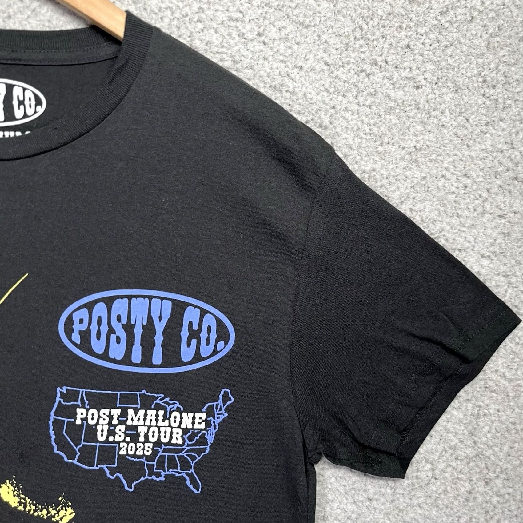 CO Post Malone Shirt Mens M US 2025 Concert Tour Posty Co Music Graphic Size US M / EU 48-50 / 2 - 4 Thumbnail