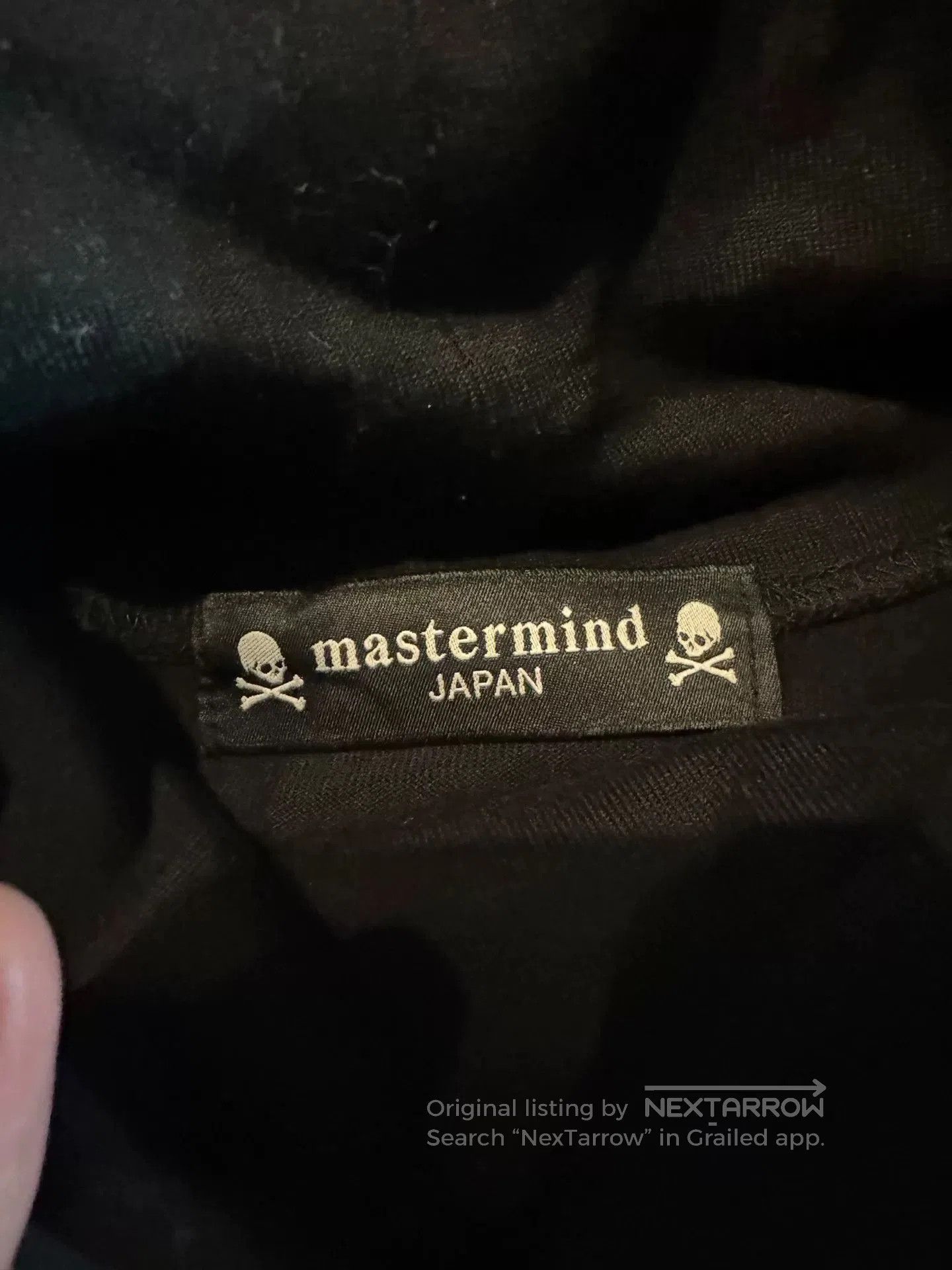 Mastermind Japan black high-neck long sleeve t-shirt. Size US S / EU 44-46 / 1 - 2 Thumbnail