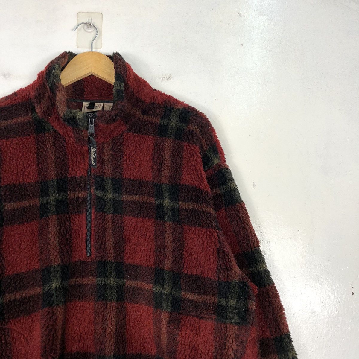 Woolrich Woolen Mills Vintage Woolrich Checkered Fleece Jacket Size US XL / EU 56 / 4 - 5 Thumbnail