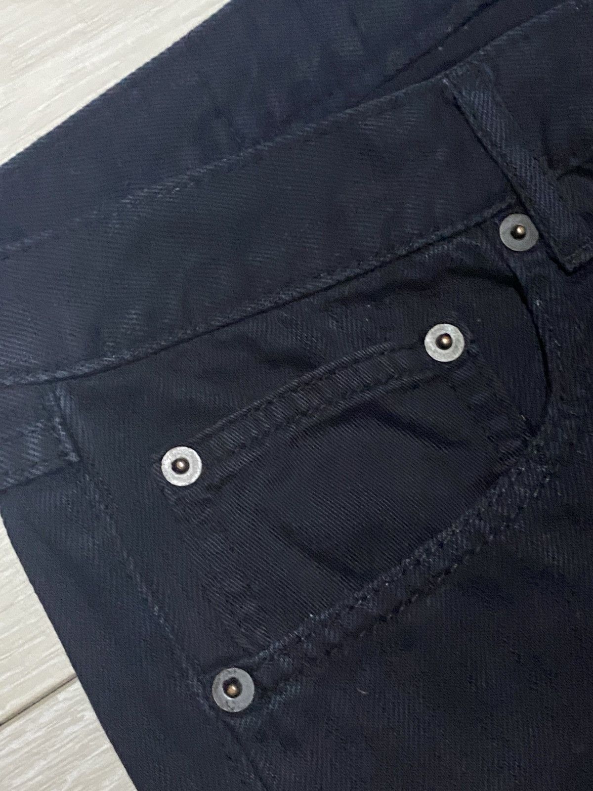 NANO universe Vintage Nano Univers Black Denim Skinny Style Jeans Size US 32 / EU 48 - 12 Thumbnail