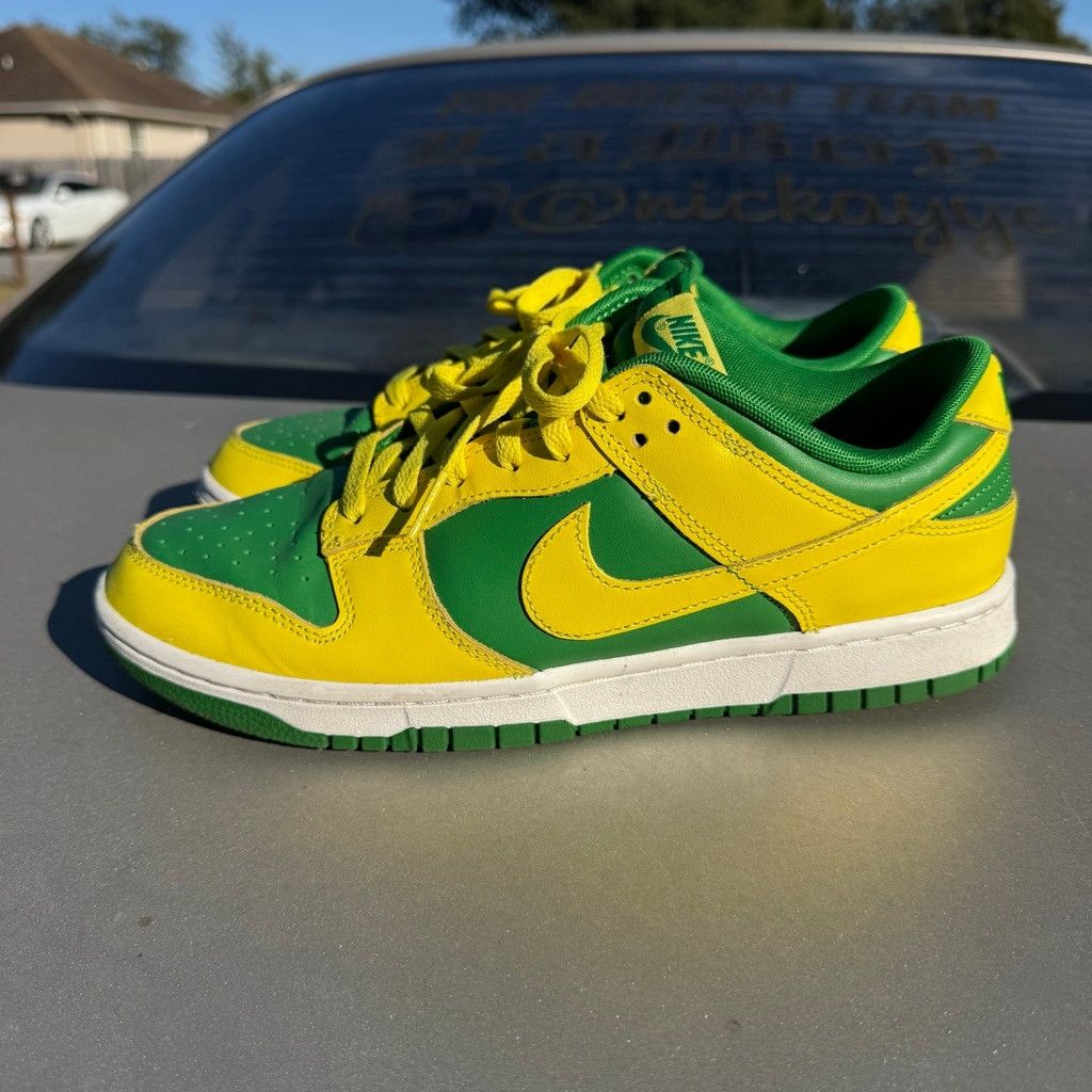 Nike Nike Dunk Low Reverse Brasil Size 9.5 Size US 9.5 / EU 42-43 - 3 Thumbnail