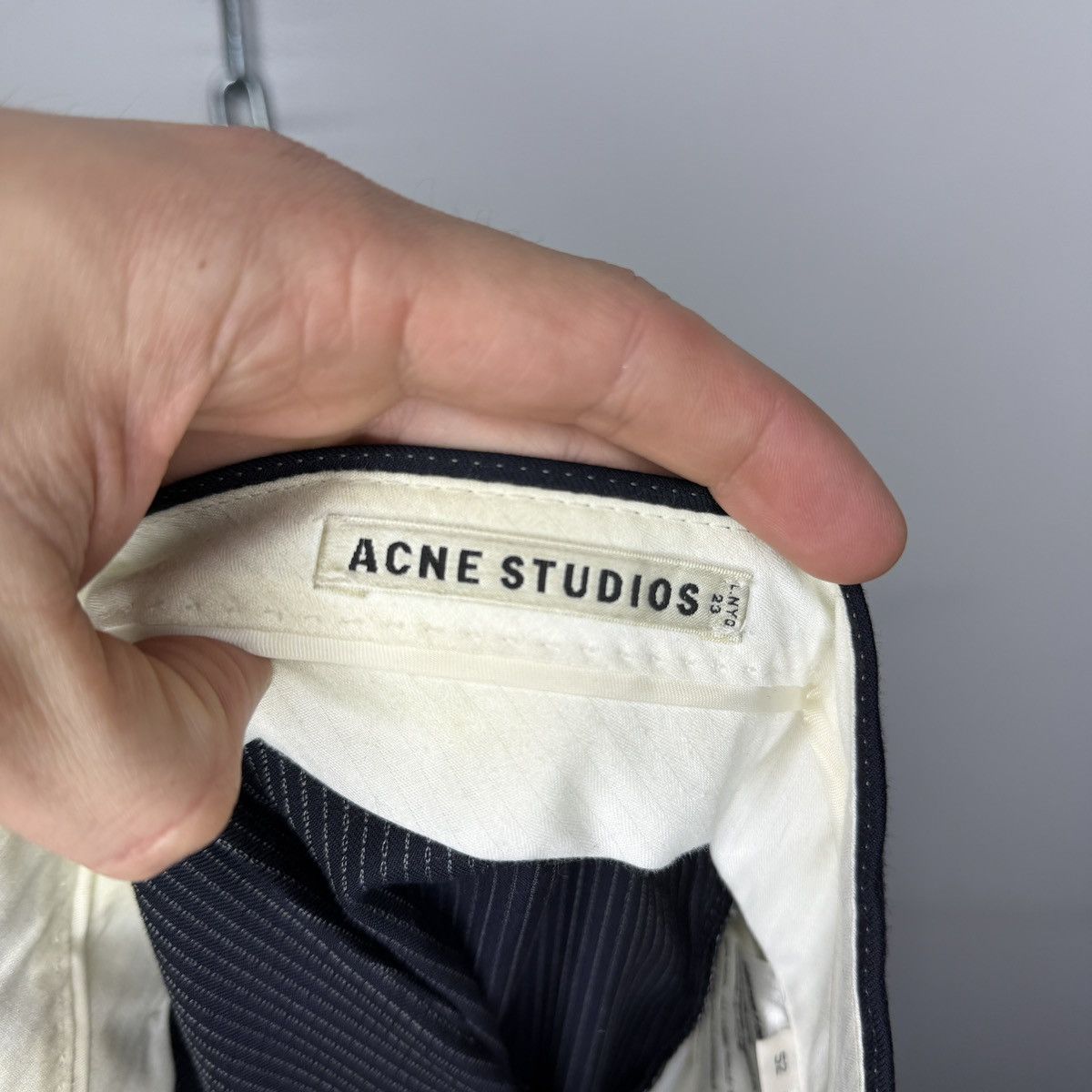 Acne Studios Acne Studios J Dot AW13 Suit Blazer + Pants Wool Navy Size 46R - 18 Thumbnail