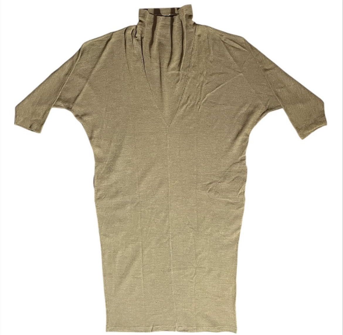 Issey Miyake 2000s Plantation Batwing Wool Knit Dress Size M / US 6-8 / IT 42-44 - 1 Thumbnail