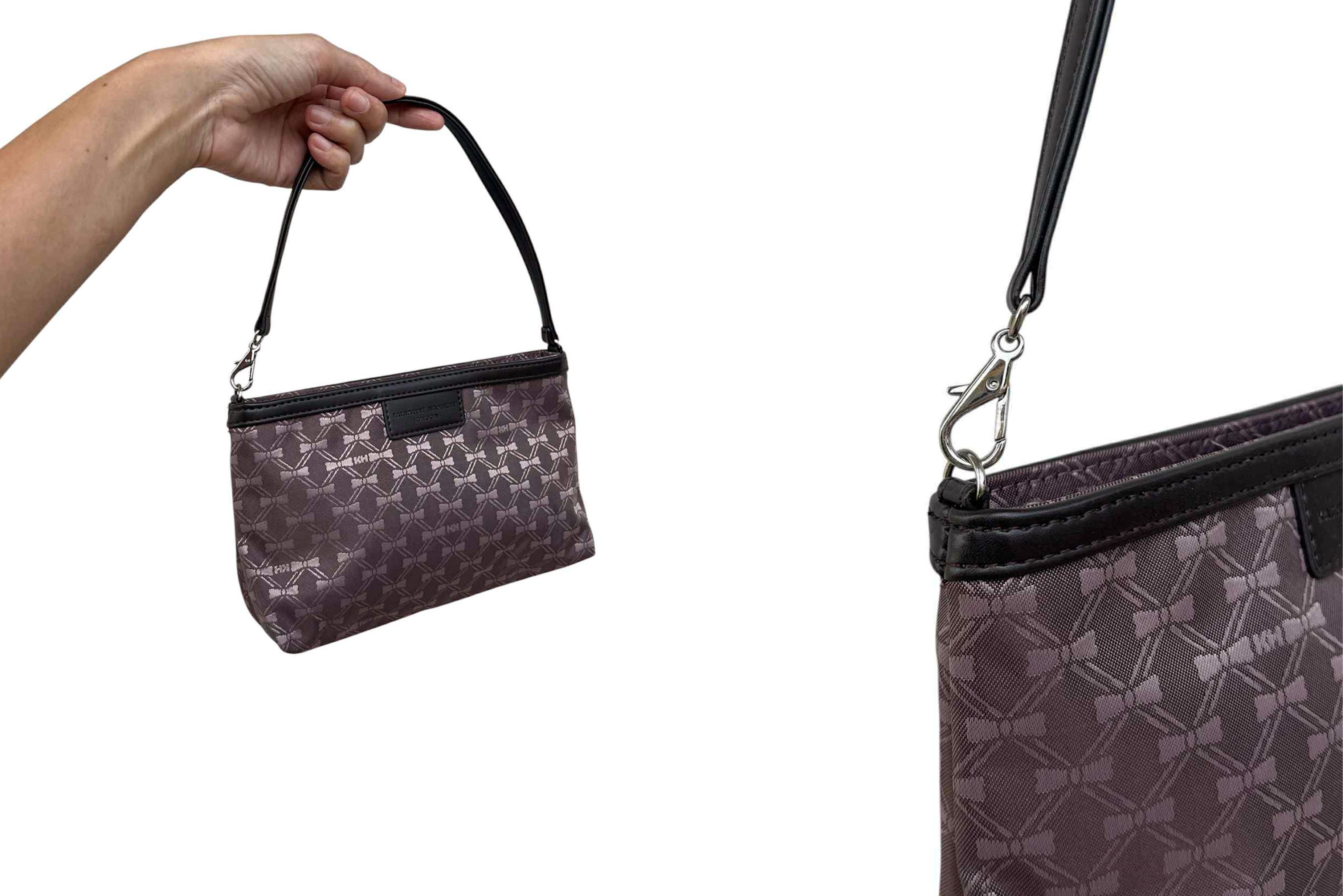 Katharine Hamnett London KATHARINE HAMNETT LONDON fabric and PU Leather mini handbag Size ONE SIZE - 5 Thumbnail