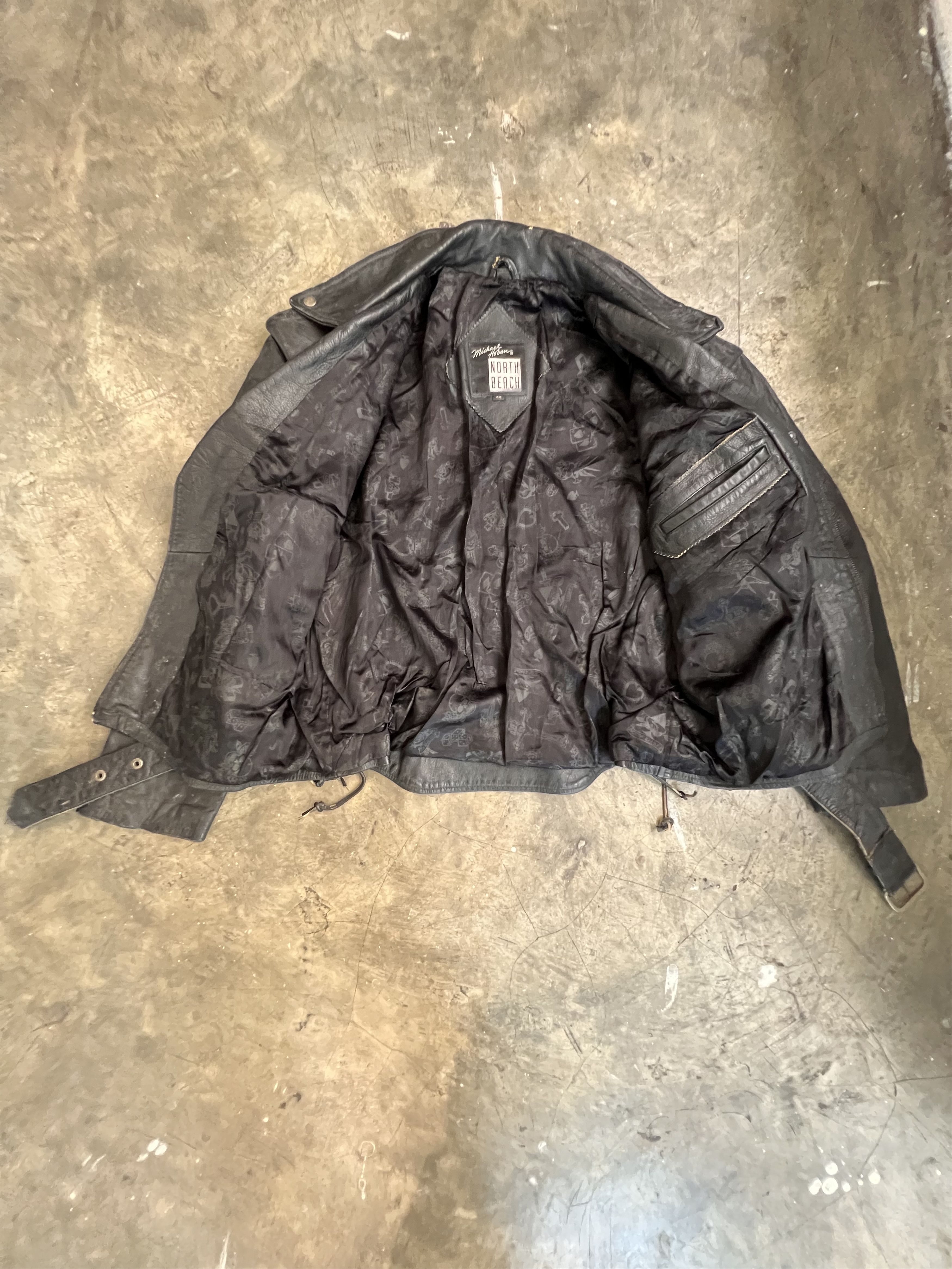Michael Hoban vtg bikers michael hoban leather jacket Size US L / EU 52-54 / 3 - 13 Thumbnail