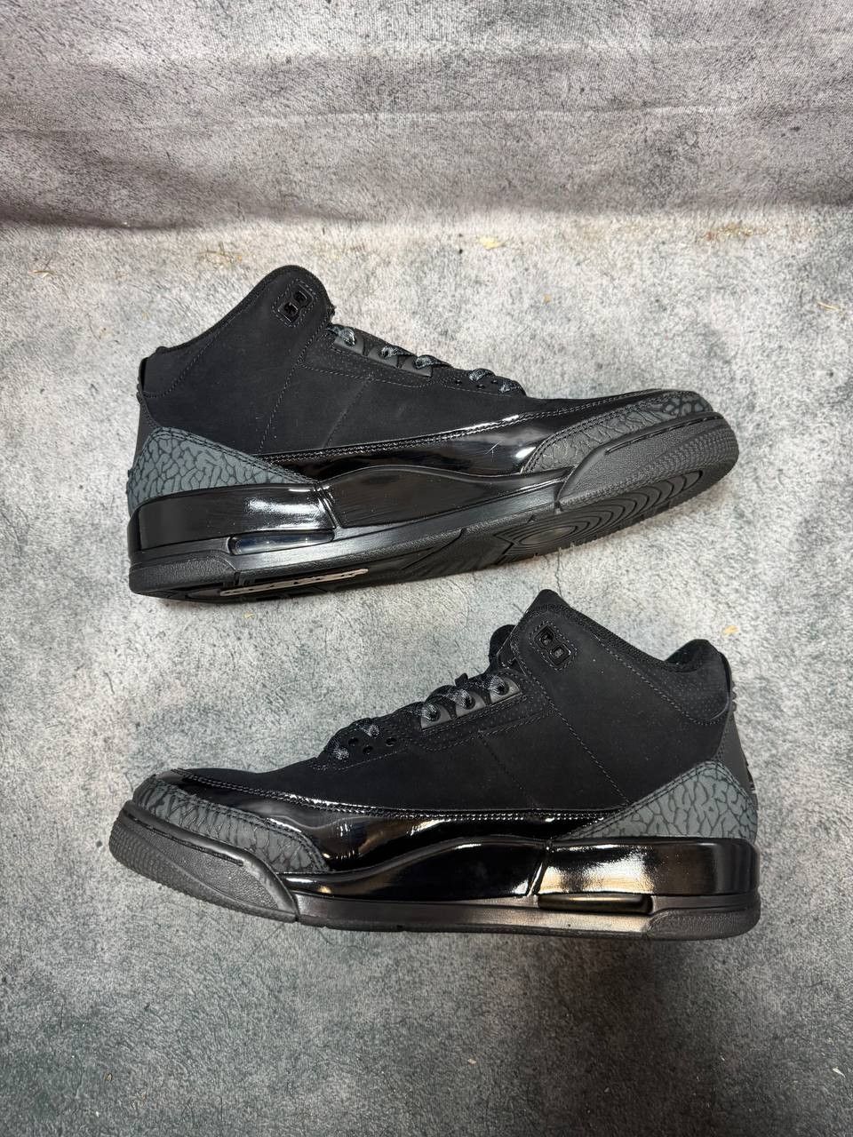 Jordan Brand Size 12 | Jordan 3 Black CatNo Box | Pre-Owned Size US 12 / EU 45 - 7 Thumbnail