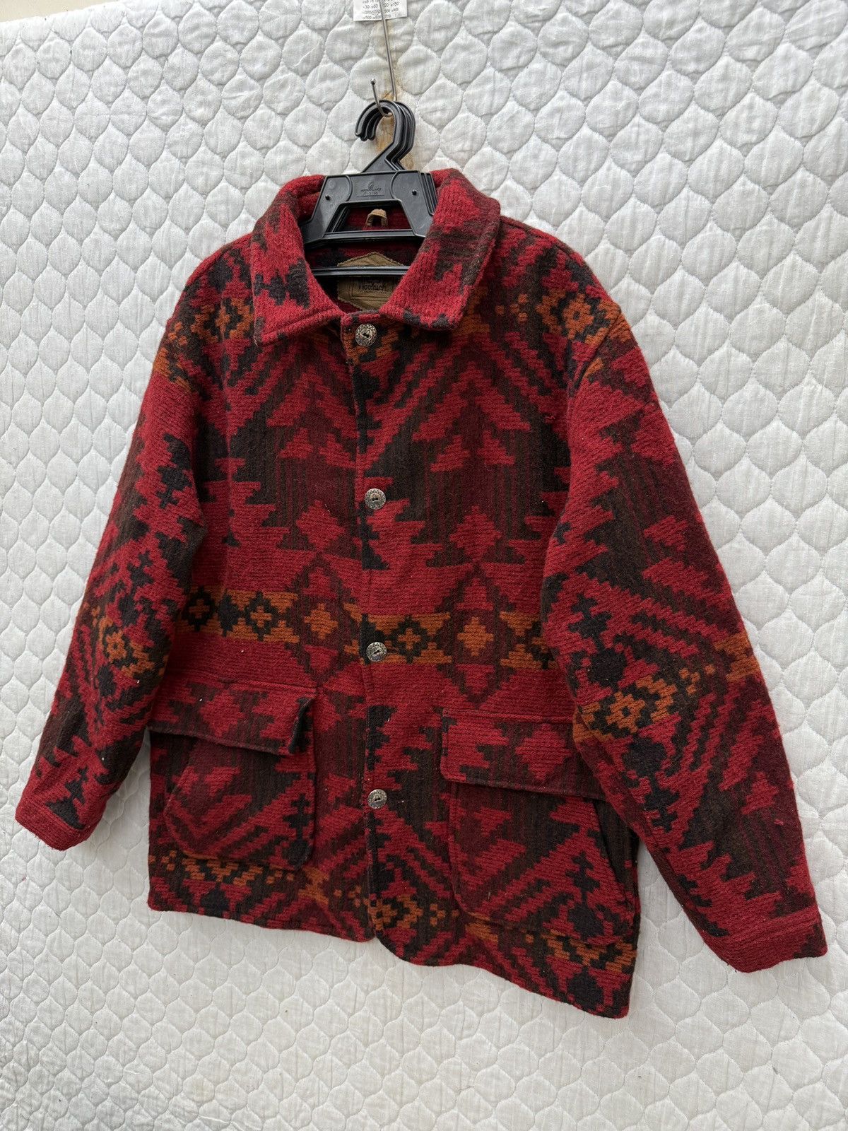 Woolrich Woolen Mills 💥💥🔥ARCHIVE VTG WOOLRICH USA NAVAJO JACKET Size US M / EU 48-50 / 2 - 3 Thumbnail