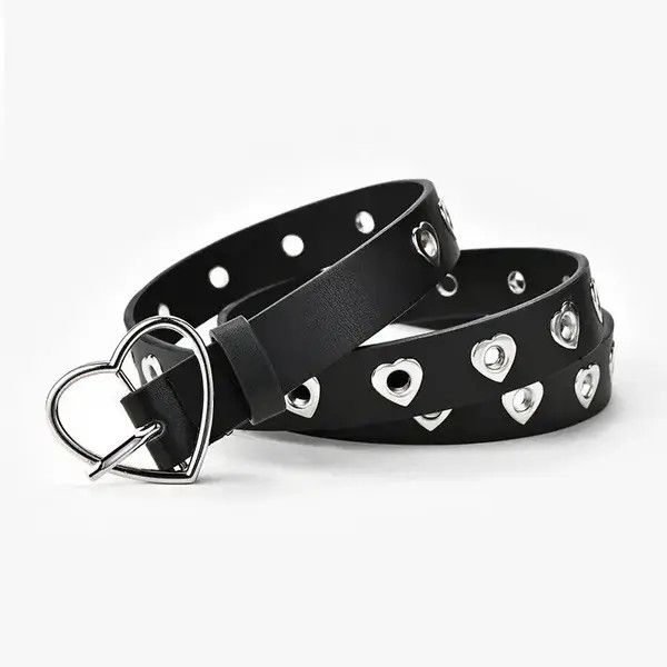 Designer Love Heart Buckle Belt Size ONE SIZE - 3 Thumbnail