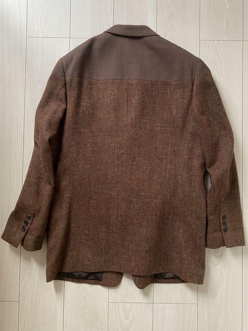 Yohji Yamamoto Yohji Yamamoto 95AW Tweed switching jacket Size US S / EU 44-46 / 1 - 4 Thumbnail