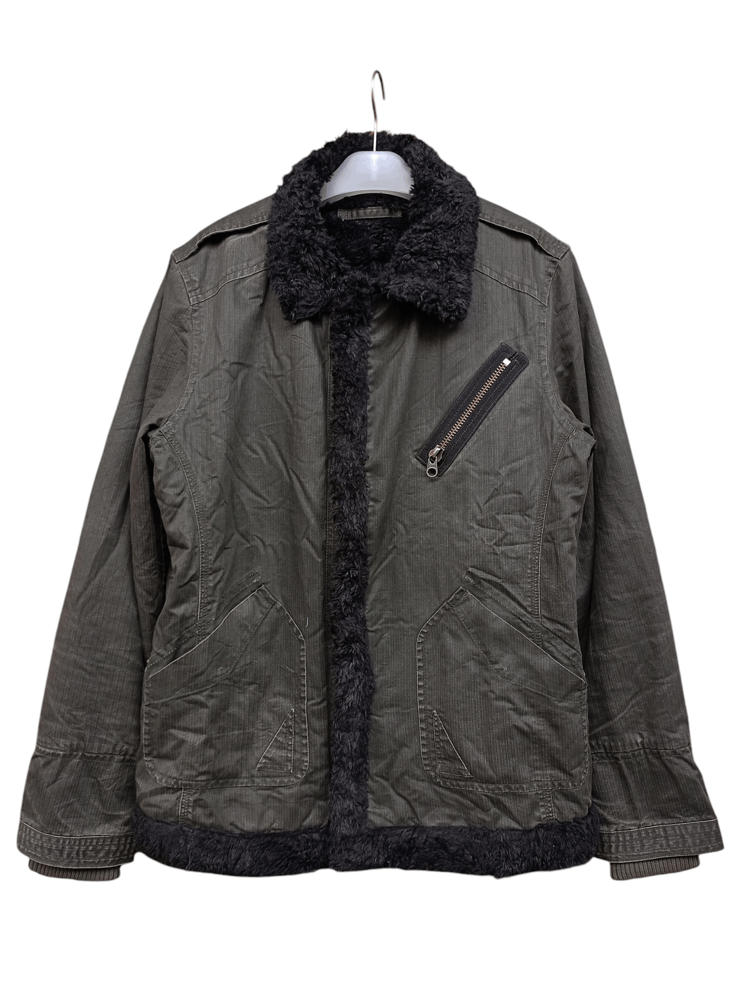 14th Addiction × KMRii × Takeo Kikuchi Takeo Kikuchi Fur work jacket Size US L / EU 52-54 / 3 - 1 Thumbnail