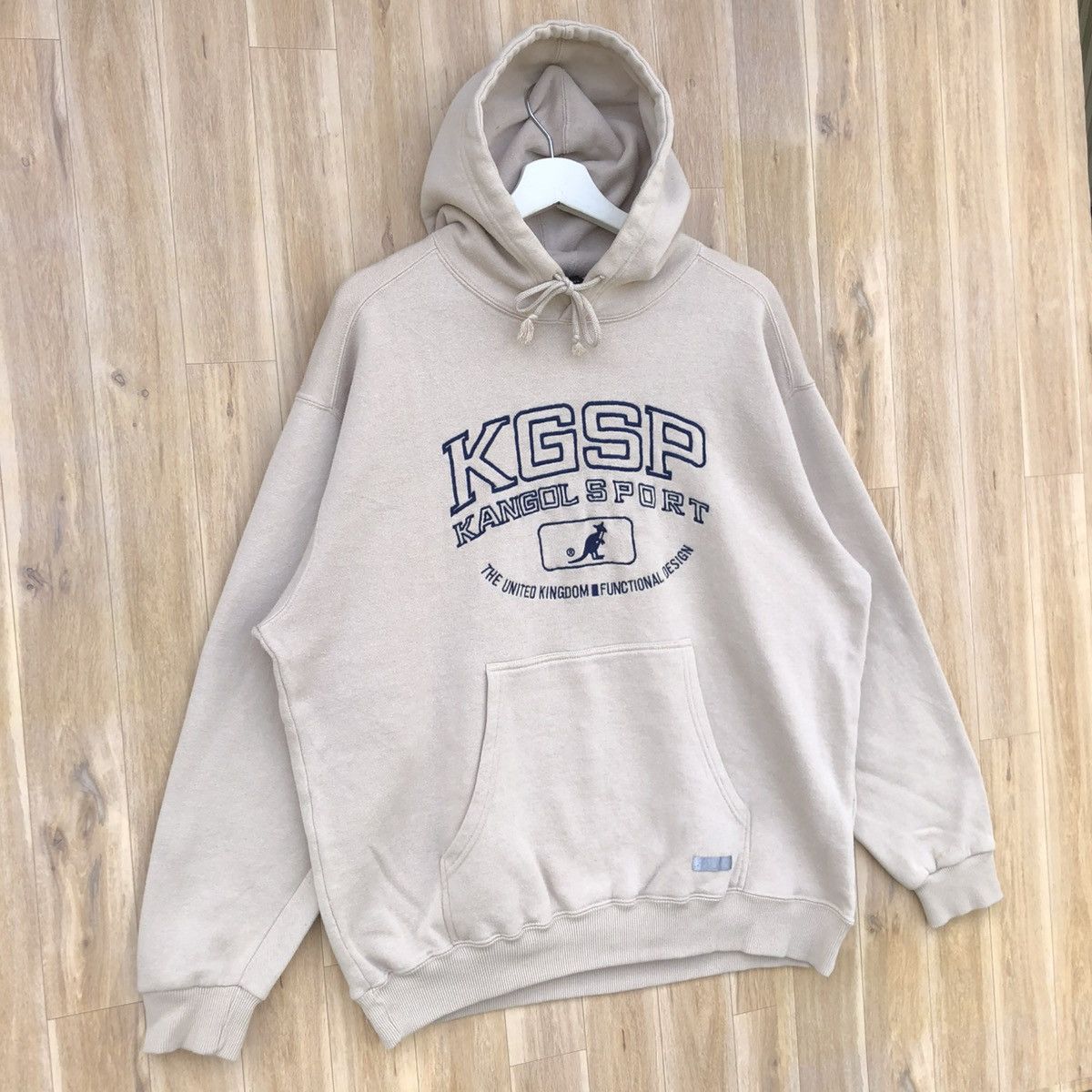 Kangol × Vintage Vintage Kangol Sport Hoodie Pullover Size US XXL / EU 58 / 5 - 2 Thumbnail