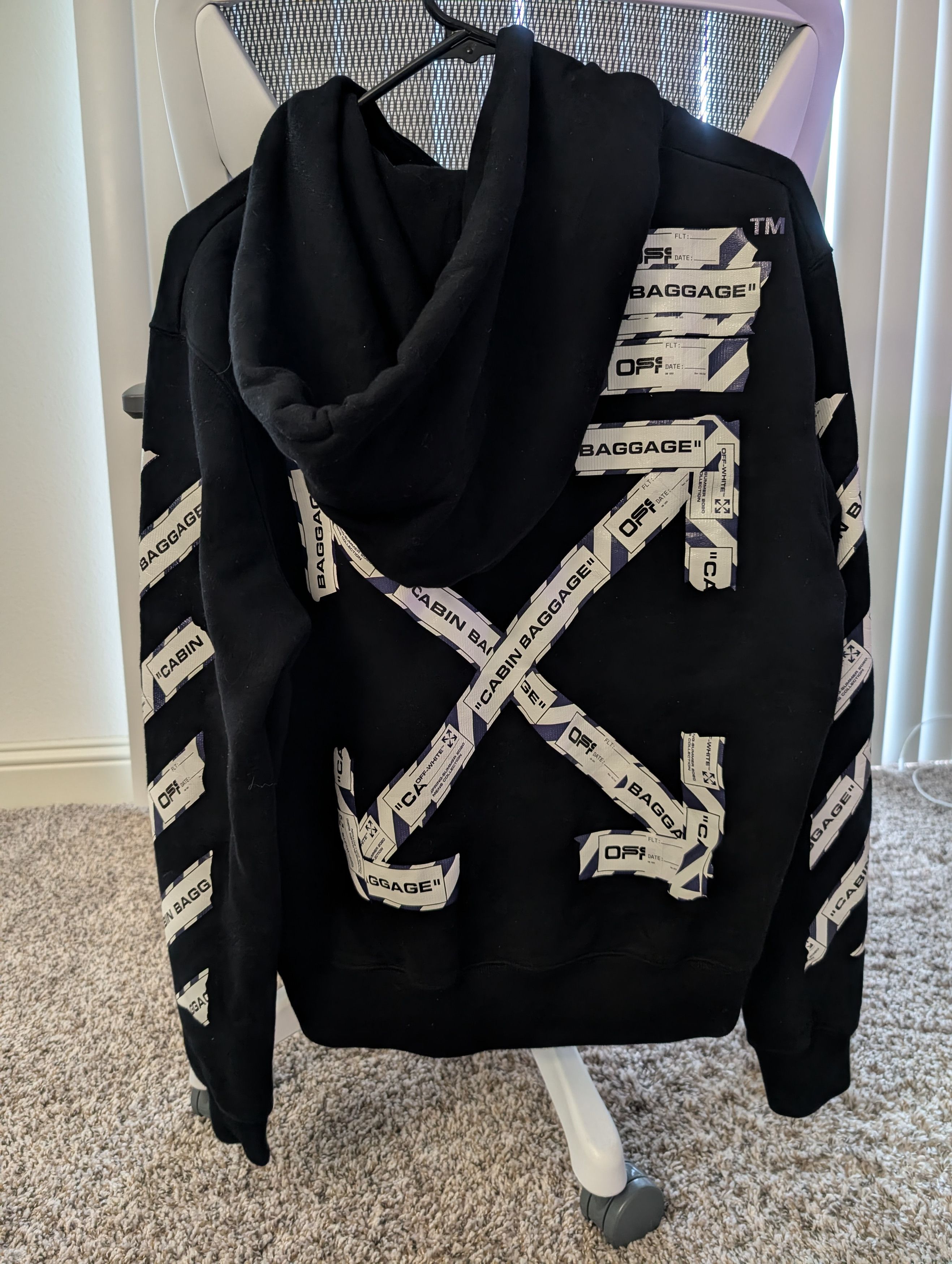 Off-White Off-white cabin baggage arrow hoodie Size US M / EU 48-50 / 2 - 2 Thumbnail