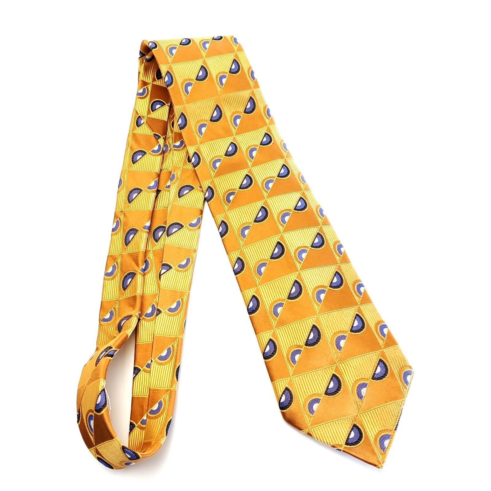 Robert Talbott Robert Talbott Best Of Class Brown Orange Abstract Woven Lon Size ONE SIZE - 6 Thumbnail