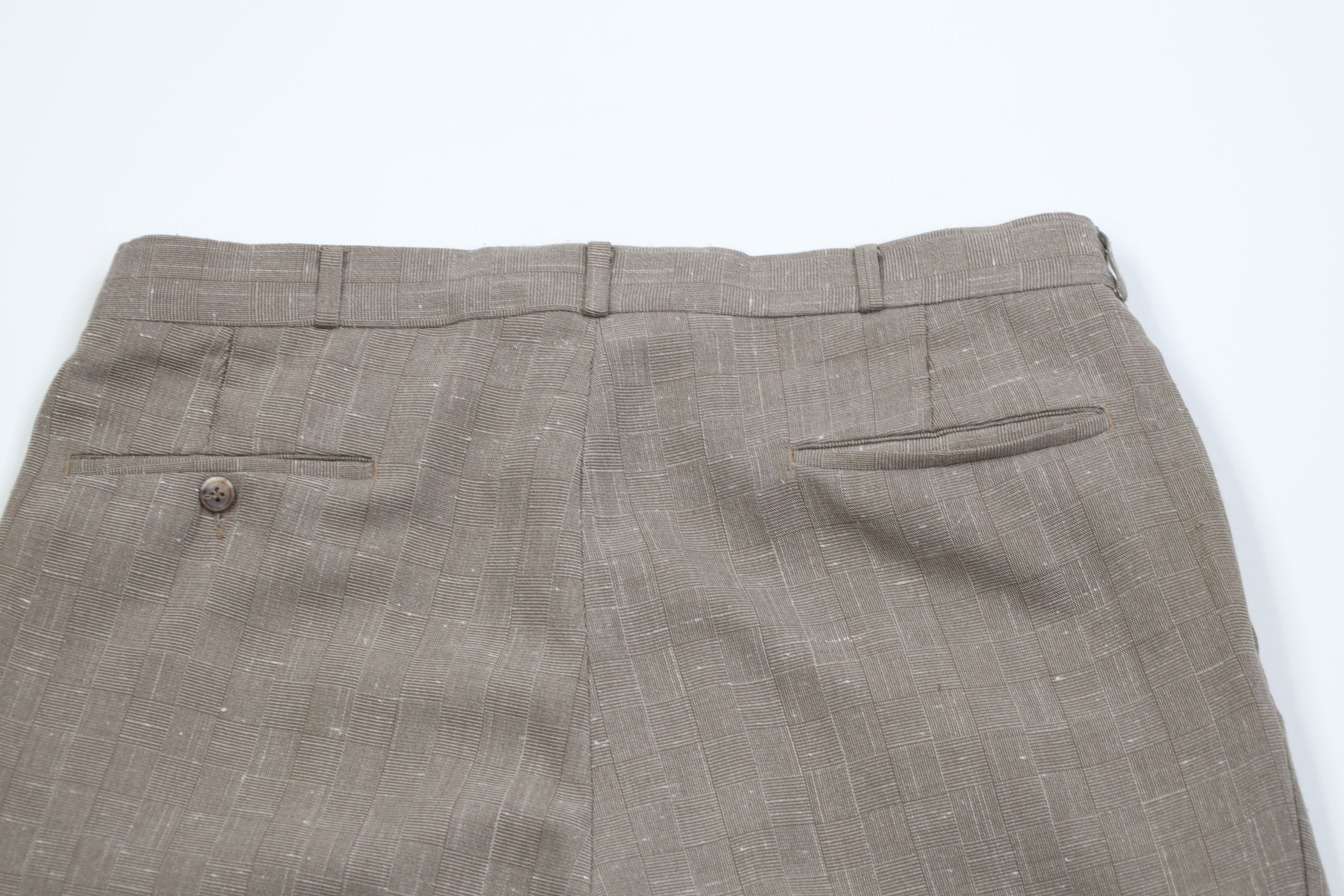Vintage Vintage 90s Streetwear Knit Wide Leg Chino Pants Checkered Size US 36 / EU 52 - 11 Thumbnail